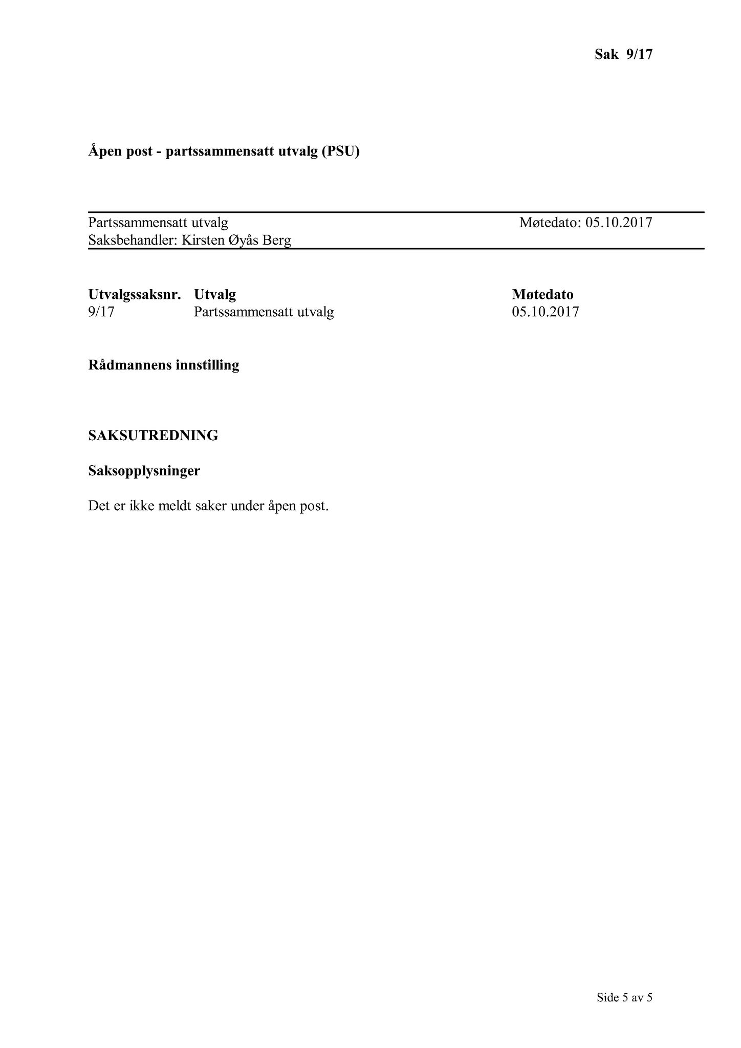 Klæbu Kommune, TRKO/KK/11-PSU/L002: Partssammensatt utvalg - Møtedokumenter, 2017, p. 183