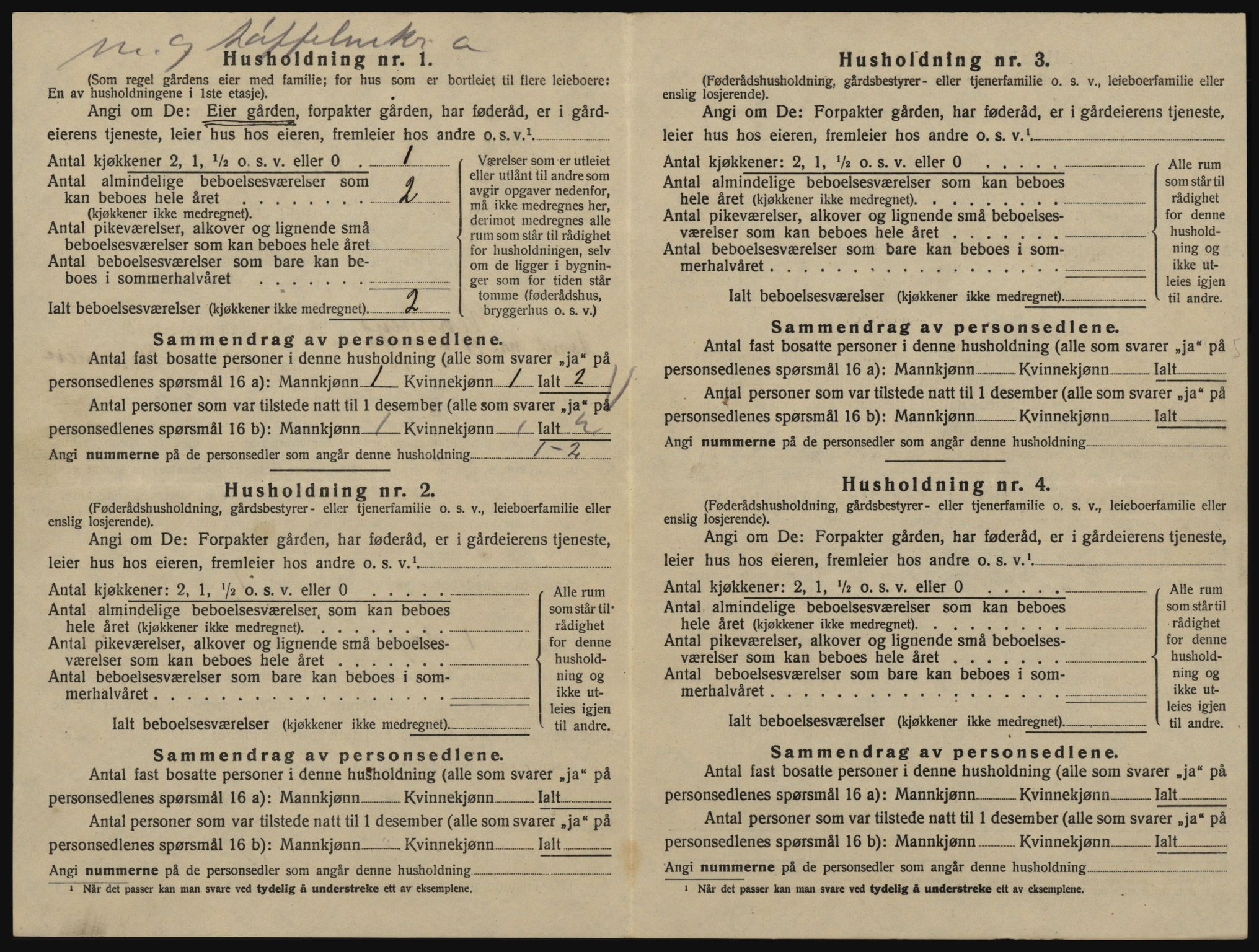 SAO, 1920 census for Glemmen, 1920, p. 2430