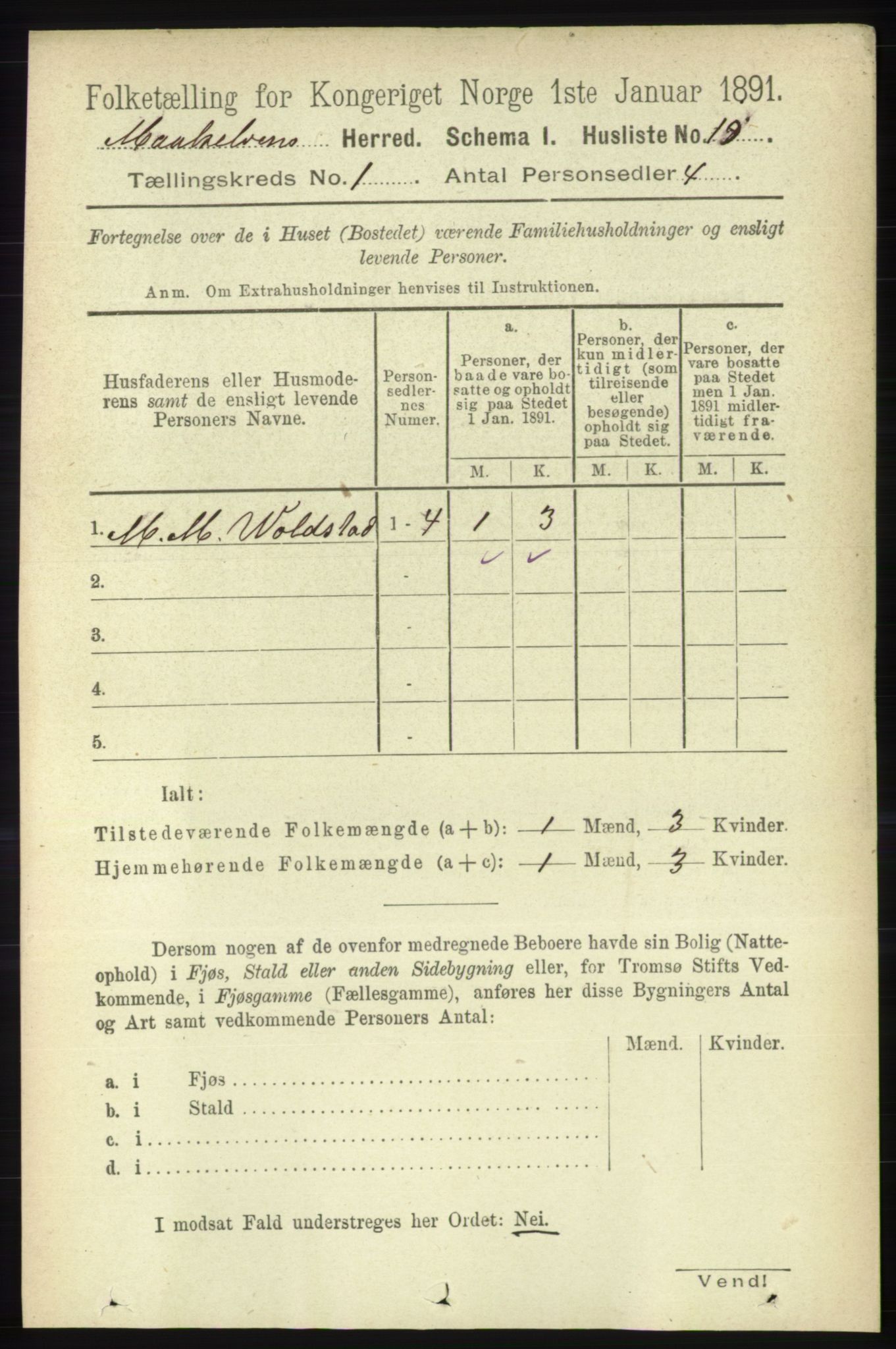 RA, 1891 census for 1924 Målselv, 1891, p. 49