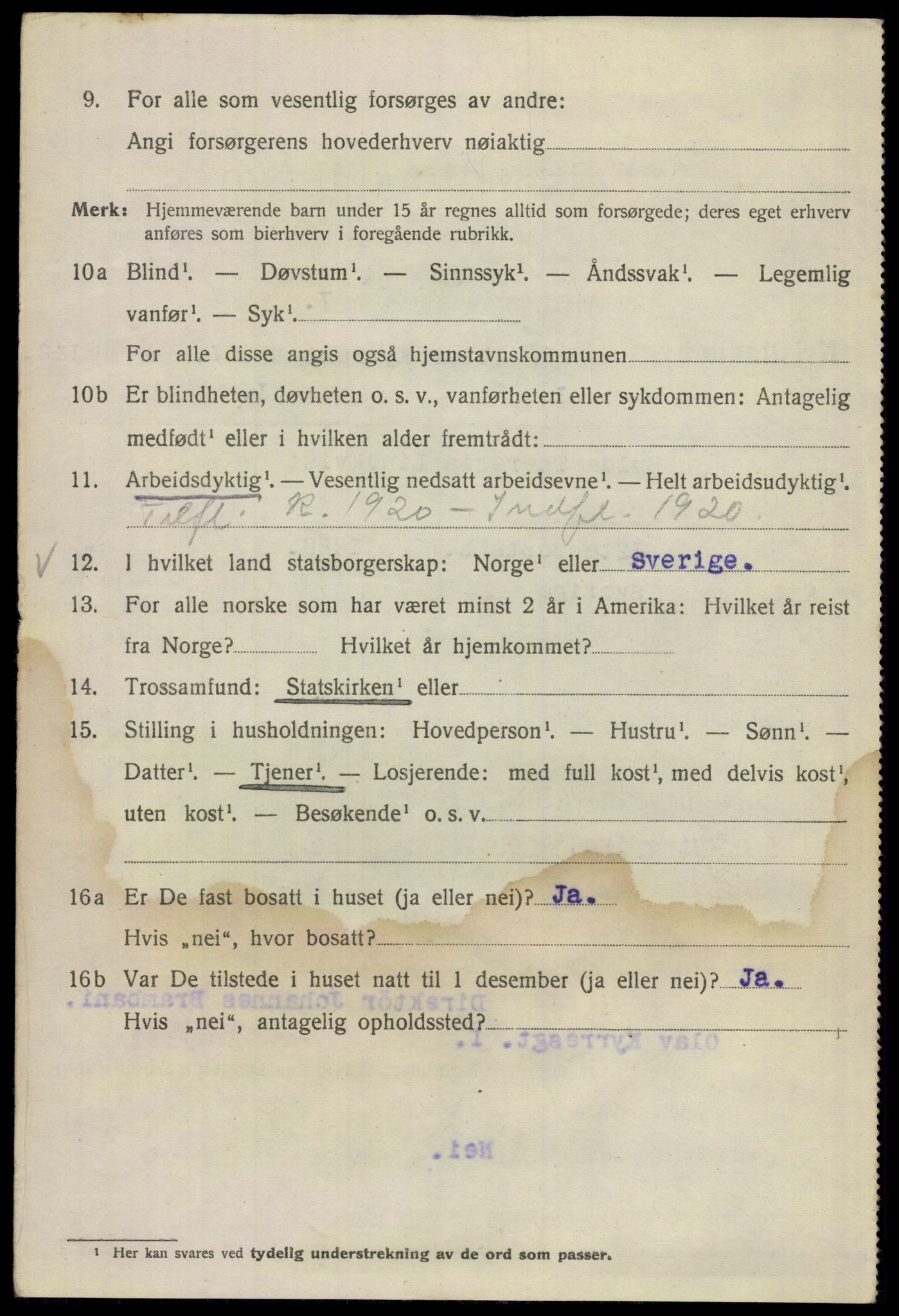 SAO, 1920 census for Kristiania, 1920, p. 432684