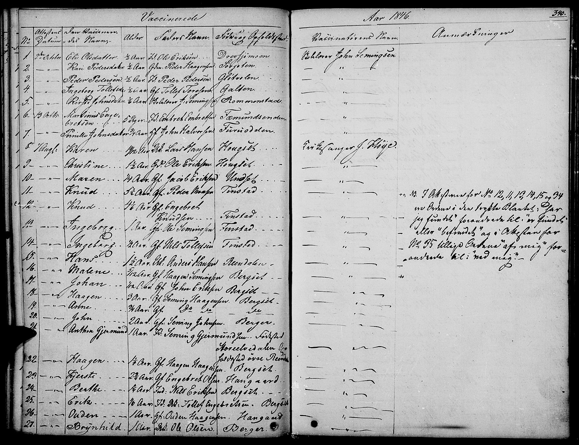 Rendalen prestekontor, AV/SAH-PREST-054/H/Ha/Haa/L0004: Parish register (official) no. 4, 1829-1852, p. 340