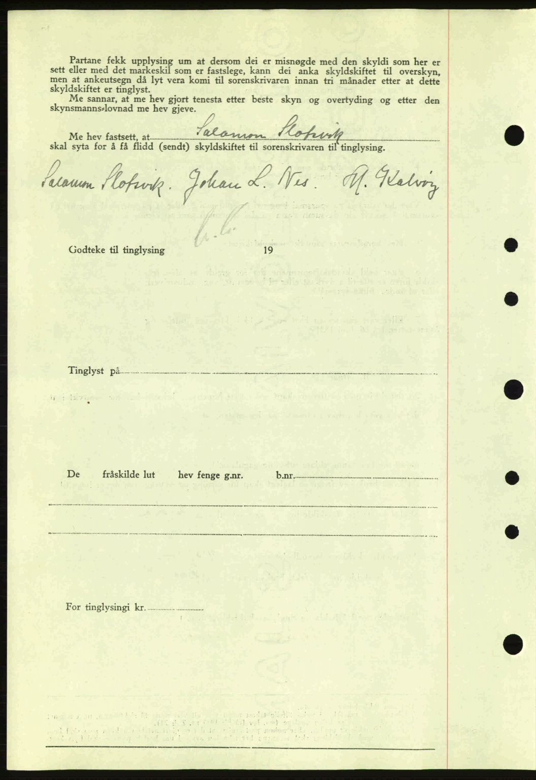 Nordre Sunnmøre sorenskriveri, AV/SAT-A-0006/1/2/2C/2Ca: Mortgage book no. A2, 1936-1937, Diary no: : 1506/1936