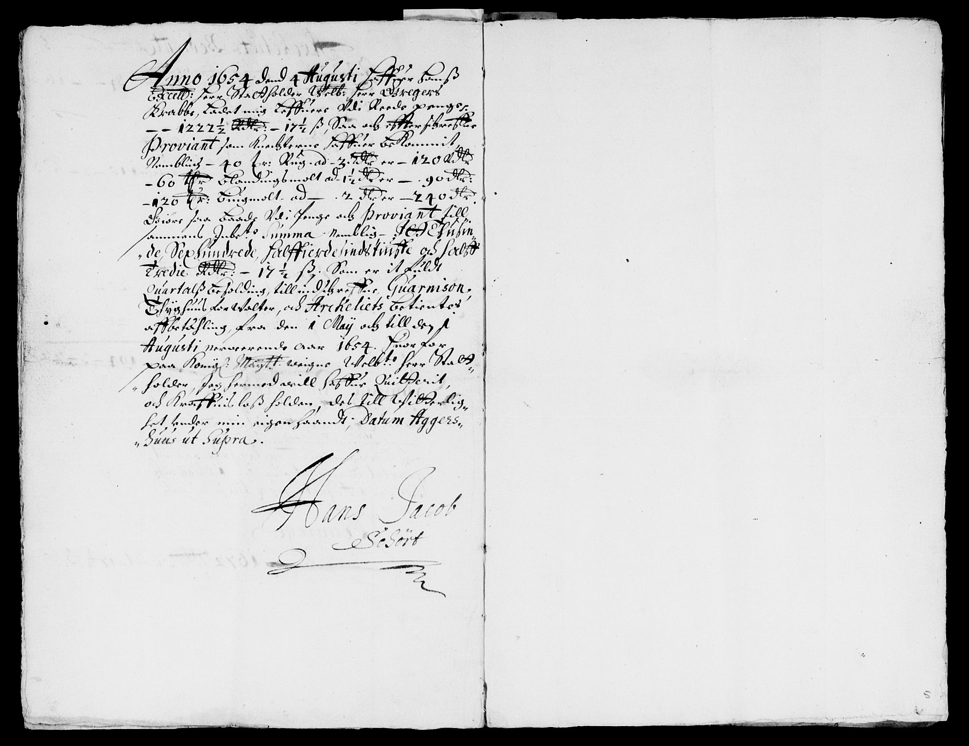 Rentekammeret inntil 1814, Reviderte regnskaper, Lensregnskaper, AV/RA-EA-5023/R/Rb/Rba/L0225: Akershus len, 1653-1655