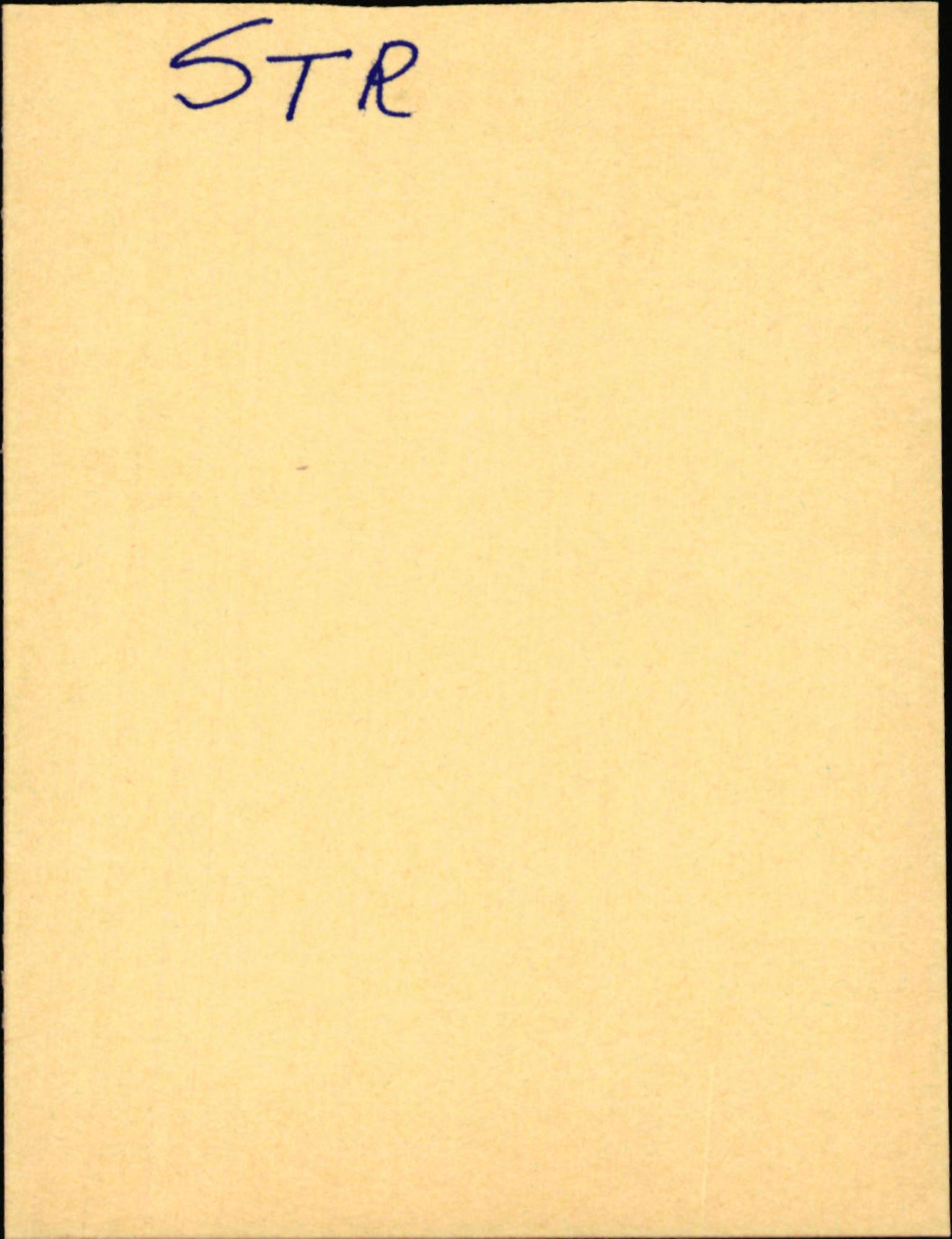 Statens vegvesen, Hordaland vegkontor, SAB/A-5201/2/Hb/L0033: O-eierkort S, 1920-1971, p. 1