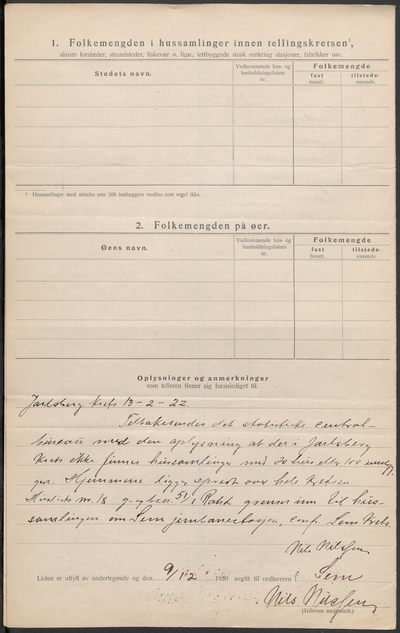 SAKO, 1920 census for Sem, 1920, p. 27