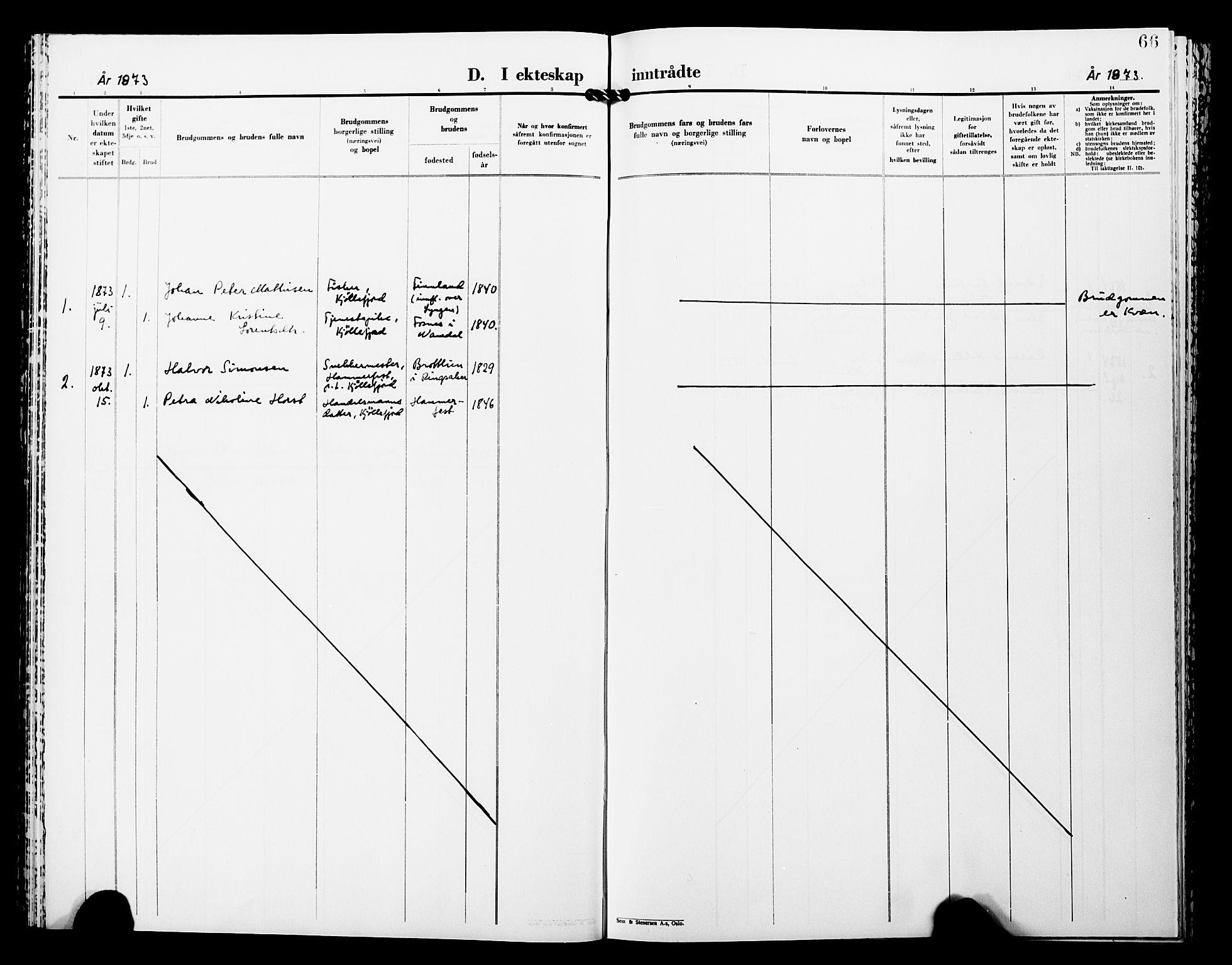 Lebesby sokneprestkontor, AV/SATØ-S-1353/H/Ha/L0005kirke: Parish register (official) no. 5, 1870-1902, p. 66