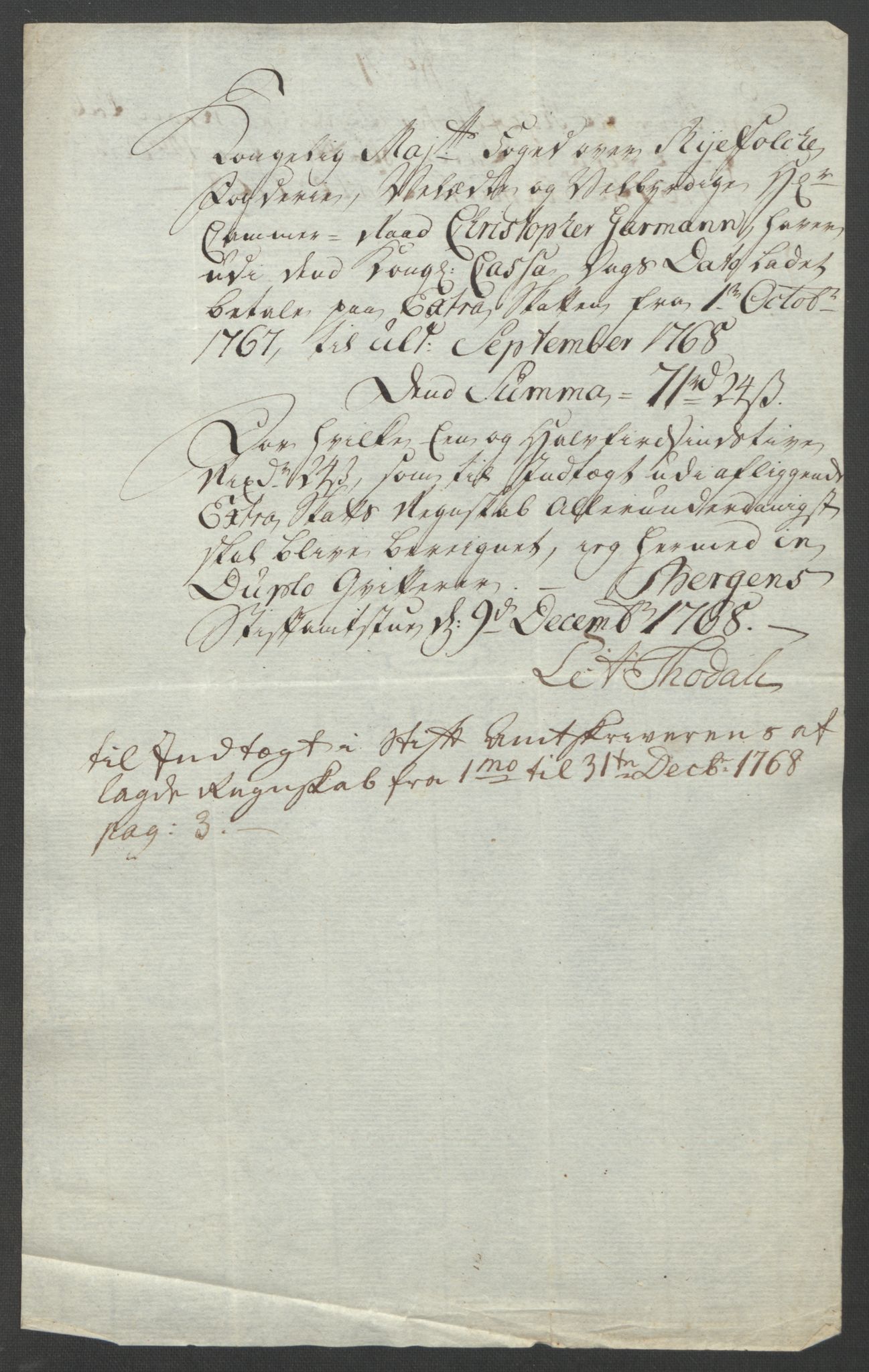 Rentekammeret inntil 1814, Reviderte regnskaper, Fogderegnskap, RA/EA-4092/R47/L2972: Ekstraskatten Ryfylke, 1762-1780, p. 107