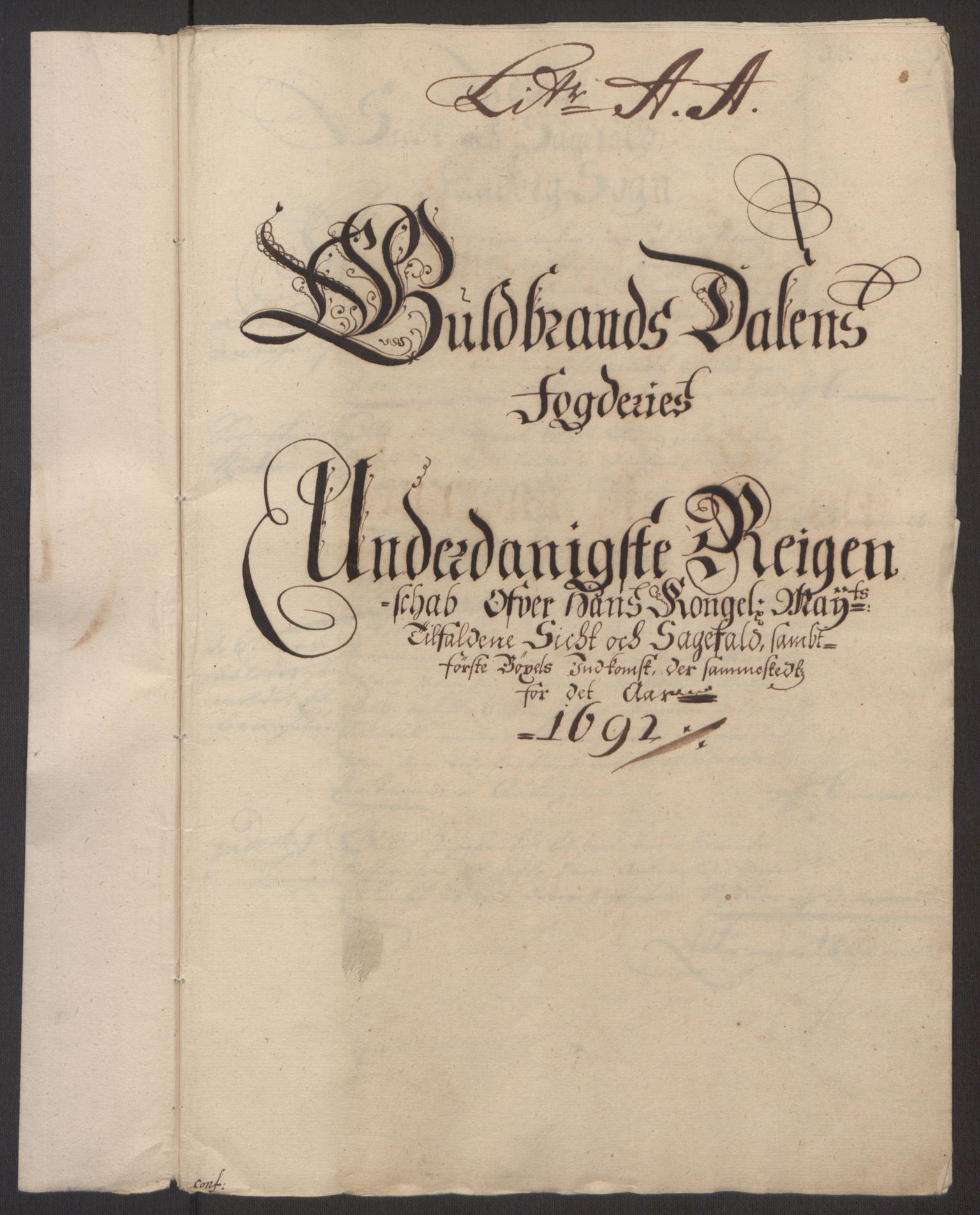 Rentekammeret inntil 1814, Reviderte regnskaper, Fogderegnskap, RA/EA-4092/R17/L1166: Fogderegnskap Gudbrandsdal, 1690-1692, p. 53