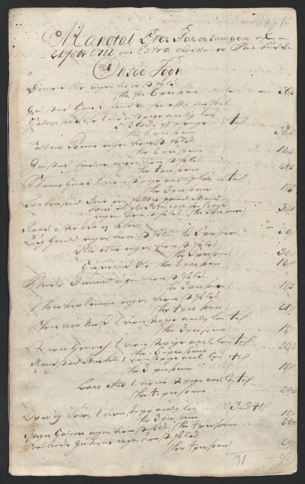 Rentekammeret inntil 1814, Reviderte regnskaper, Fogderegnskap, RA/EA-4092/R04/L0136: Fogderegnskap Moss, Onsøy, Tune, Veme og Åbygge, 1711, p. 361