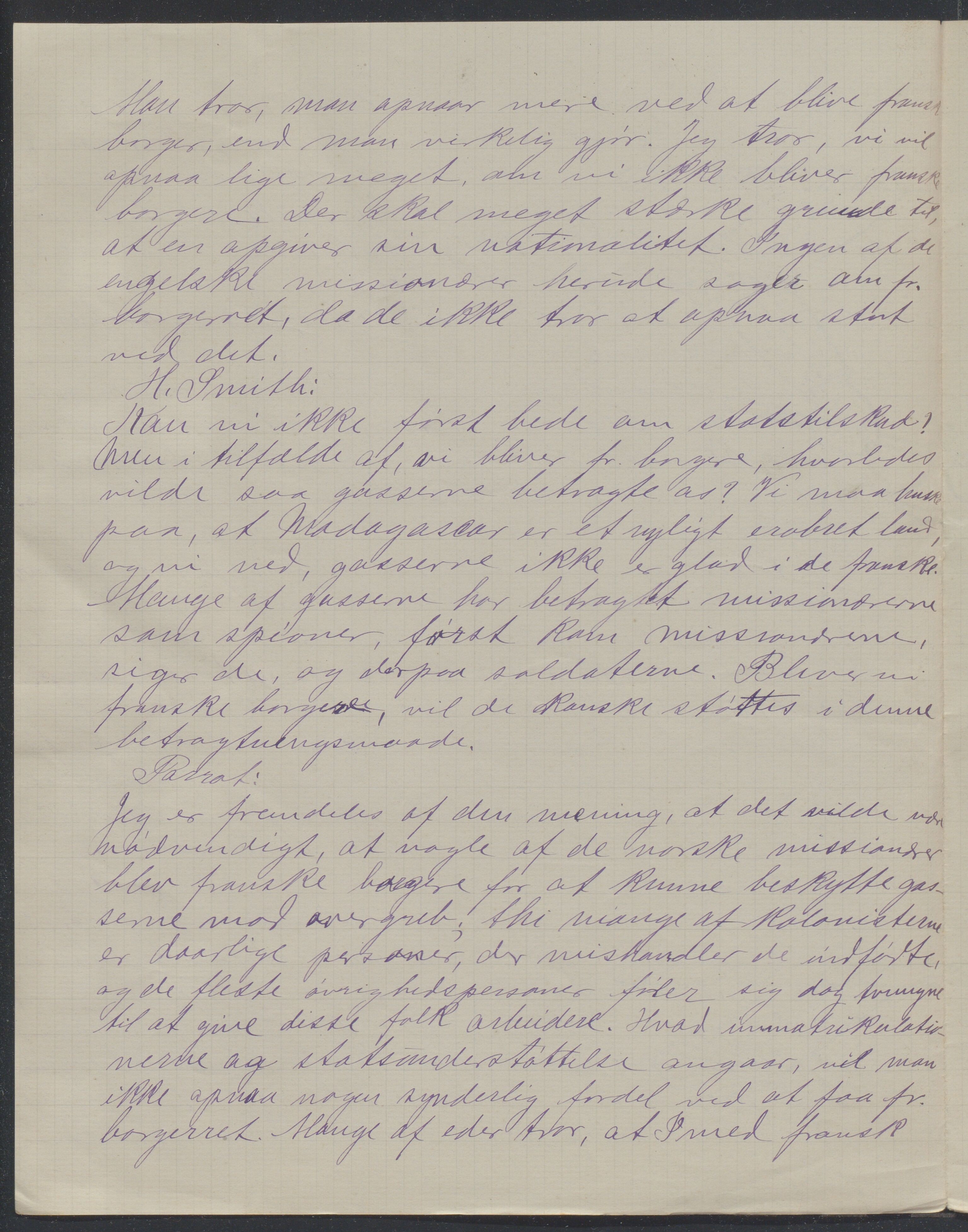 Det Norske Misjonsselskap - hovedadministrasjonen, VID/MA-A-1045/D/Da/Daa/L0043/0009: Konferansereferat og årsberetninger / Konferansereferat fra Madagaskar Innland, del I., 1900