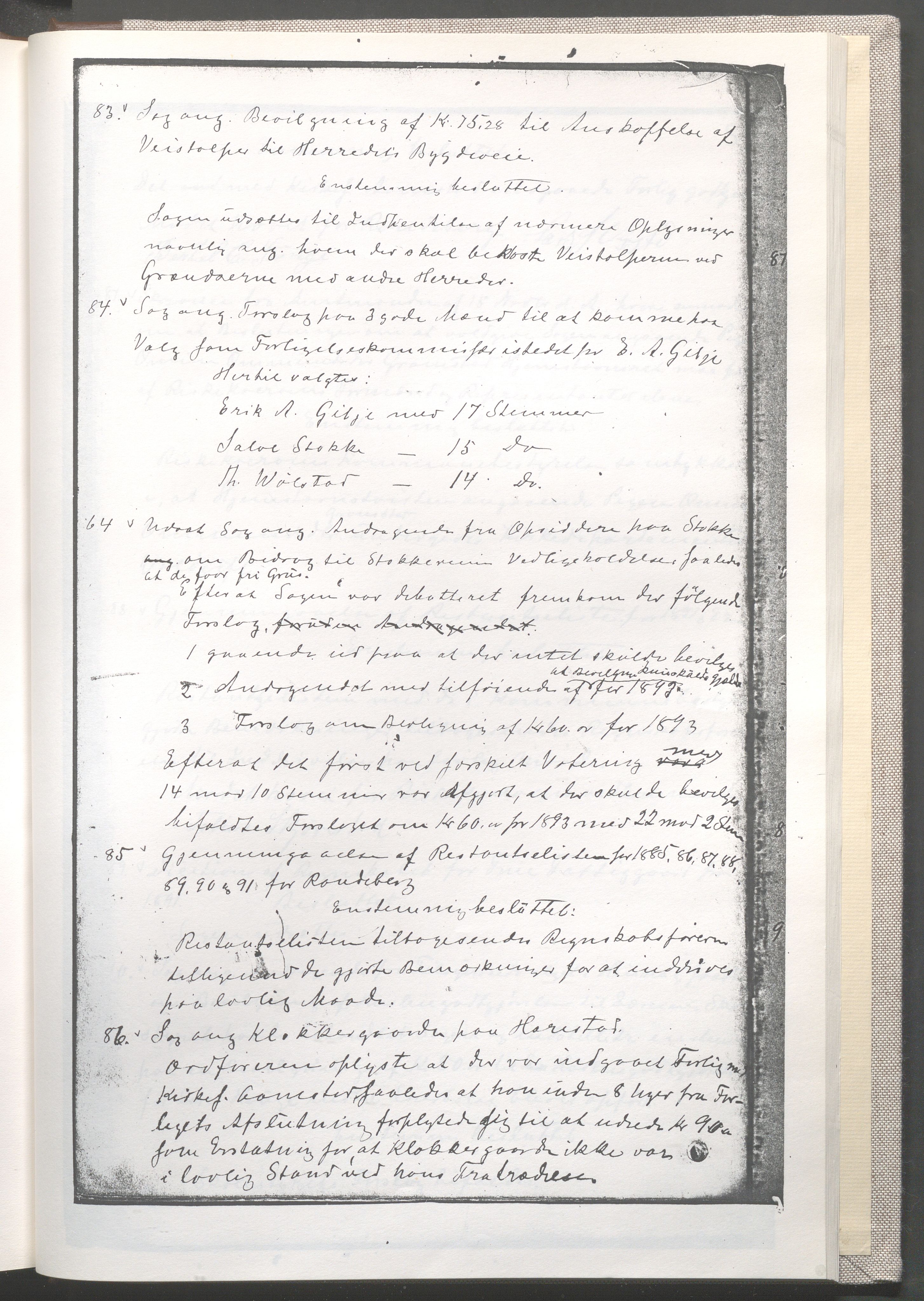 Randaberg kommune - Formannskapet, IKAR/K-101471/A/L0005: Møtebok I - Hetland, 1888-1893, p. 166