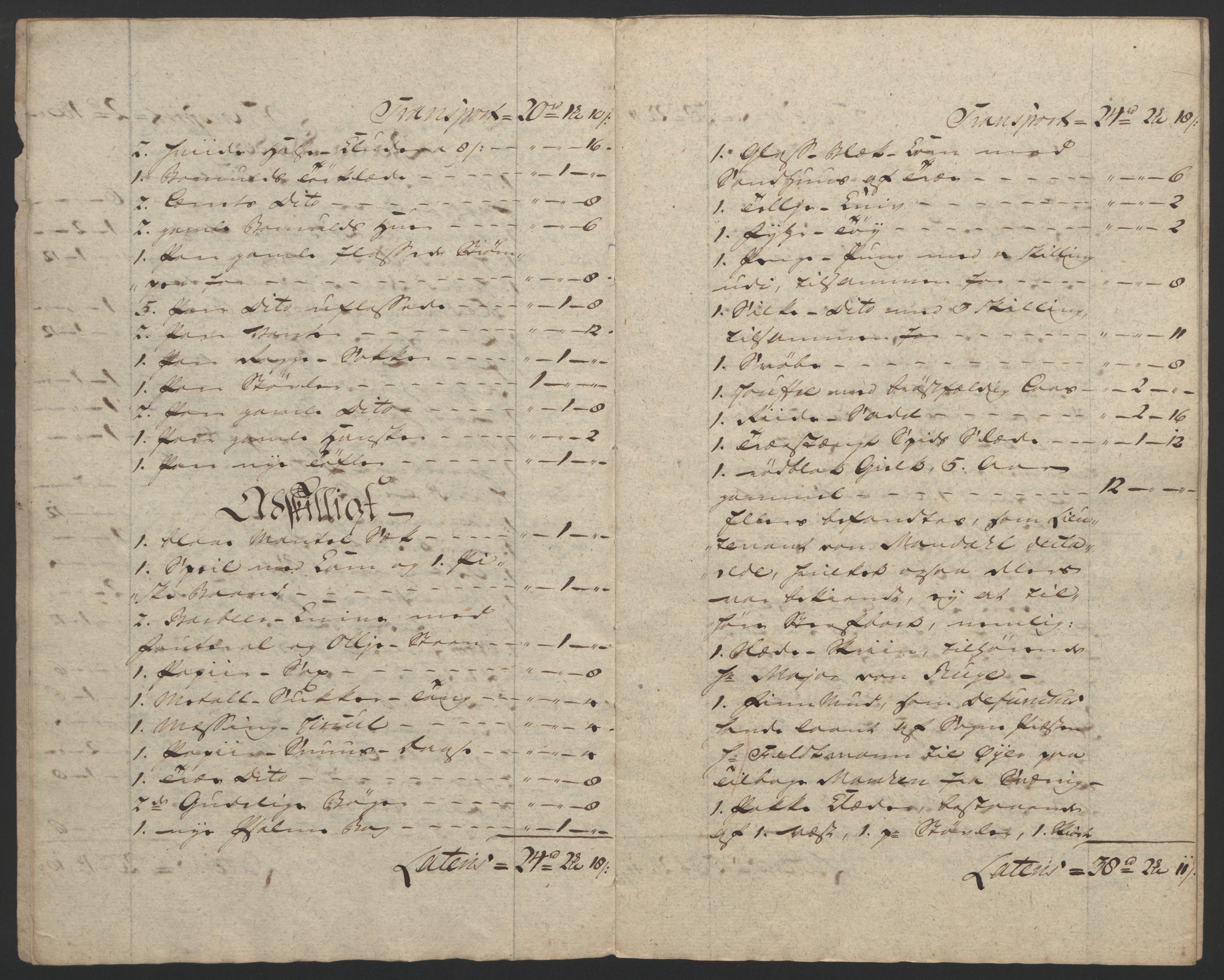 Forsvaret, Generalauditøren, RA/RAFA-1772/F/Fj/Fja/L0027: --, 1769-1824, p. 101