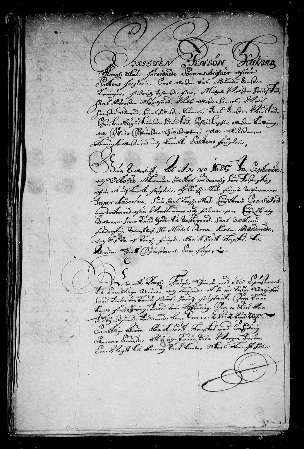 Rentekammeret inntil 1814, Reviderte regnskaper, Stiftamtstueregnskaper, Trondheim stiftamt og Nordland amt, AV/RA-EA-6044/R/Rg/L0086: Trondheim stiftamt og Nordland amt, 1685-1686
