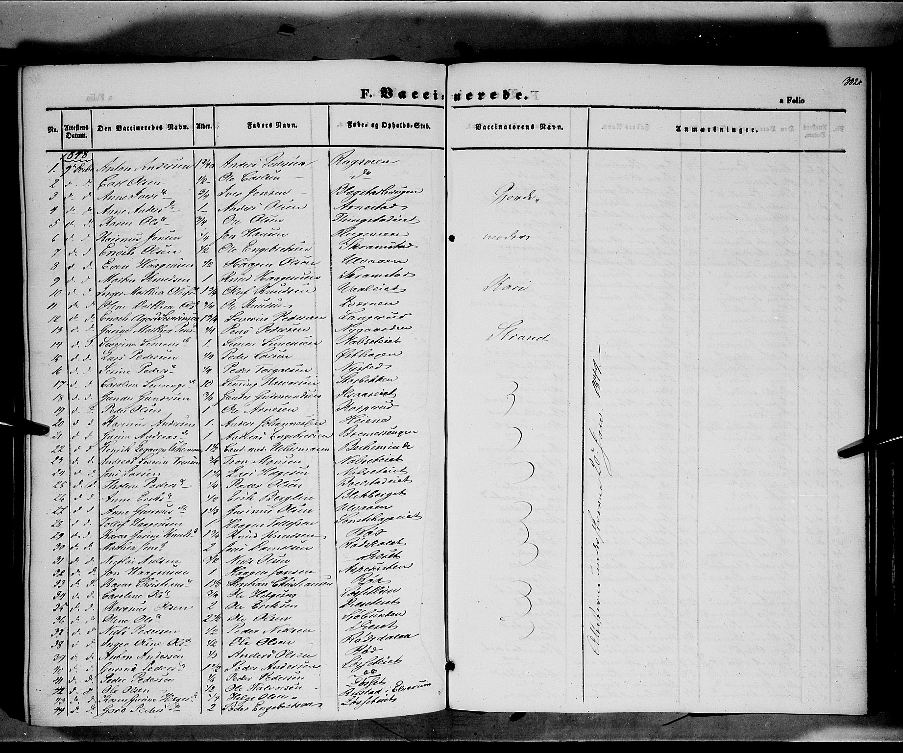 Åmot prestekontor, Hedmark, SAH/PREST-056/H/Ha/Haa/L0006: Parish register (official) no. 6, 1842-1861, p. 382