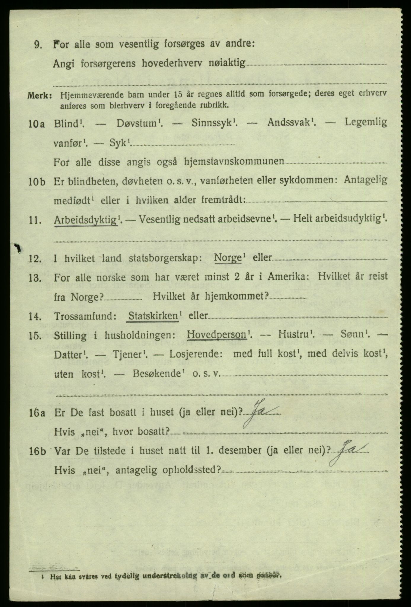 SAB, 1920 census for Manger, 1920, p. 6683