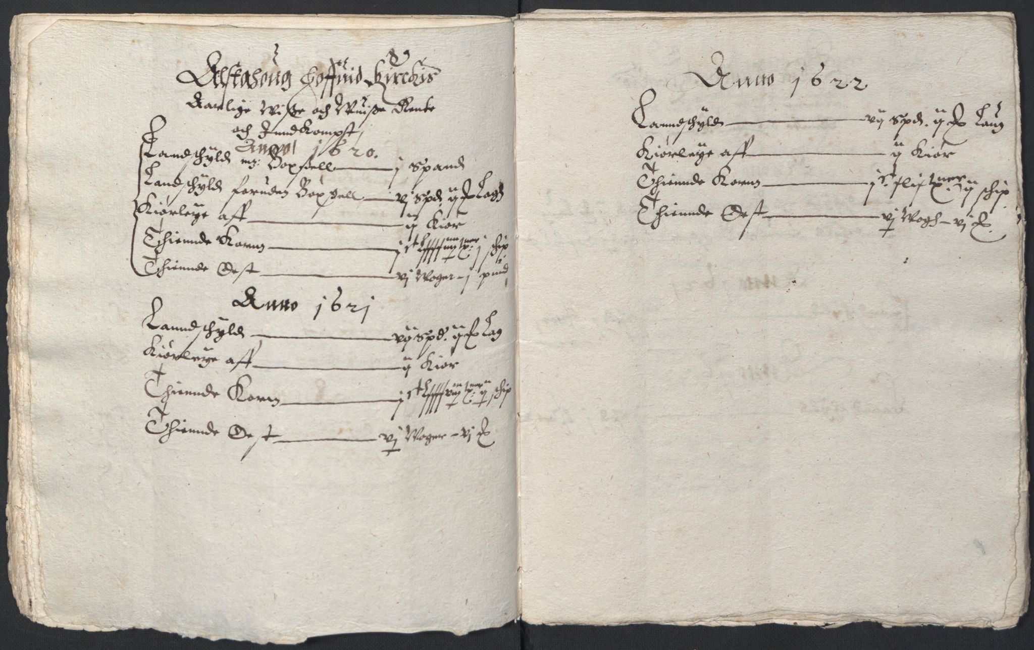 Stattholderembetet 1572-1771, AV/RA-EA-2870/Ek/L0016/0001: Jordebøker til utlikning av rosstjeneste 1624-1626: / Kirke- og prestebolsinntekter i Trondheim bispedømme og Jemtland, 1625-1626, p. 46