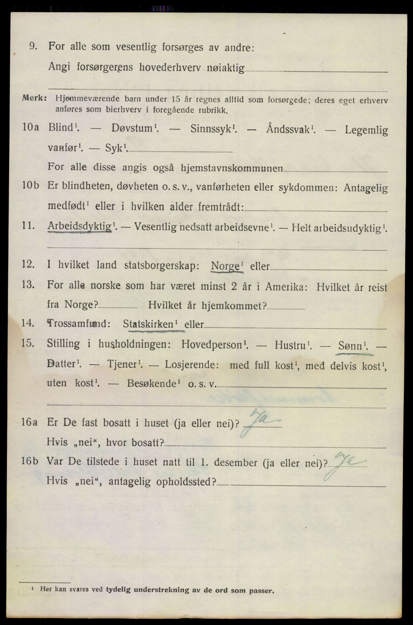 SAKO, 1920 census for Holla, 1920, p. 5324