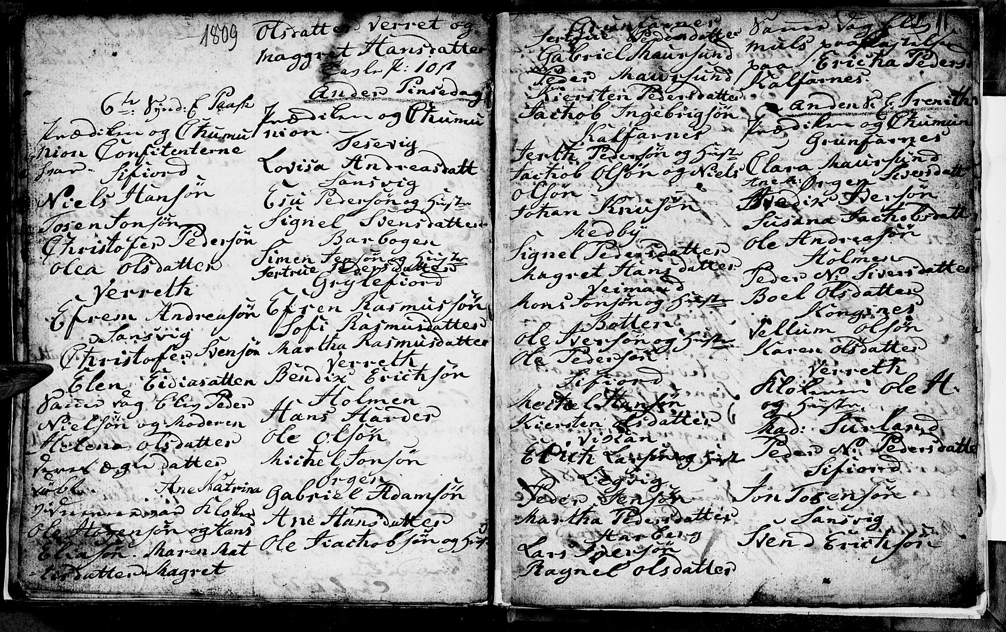 Berg sokneprestkontor, AV/SATØ-S-1318/G/Ga/Gab/L0010klokker: Parish register (copy) no. 10, 1783-1811, p. 190