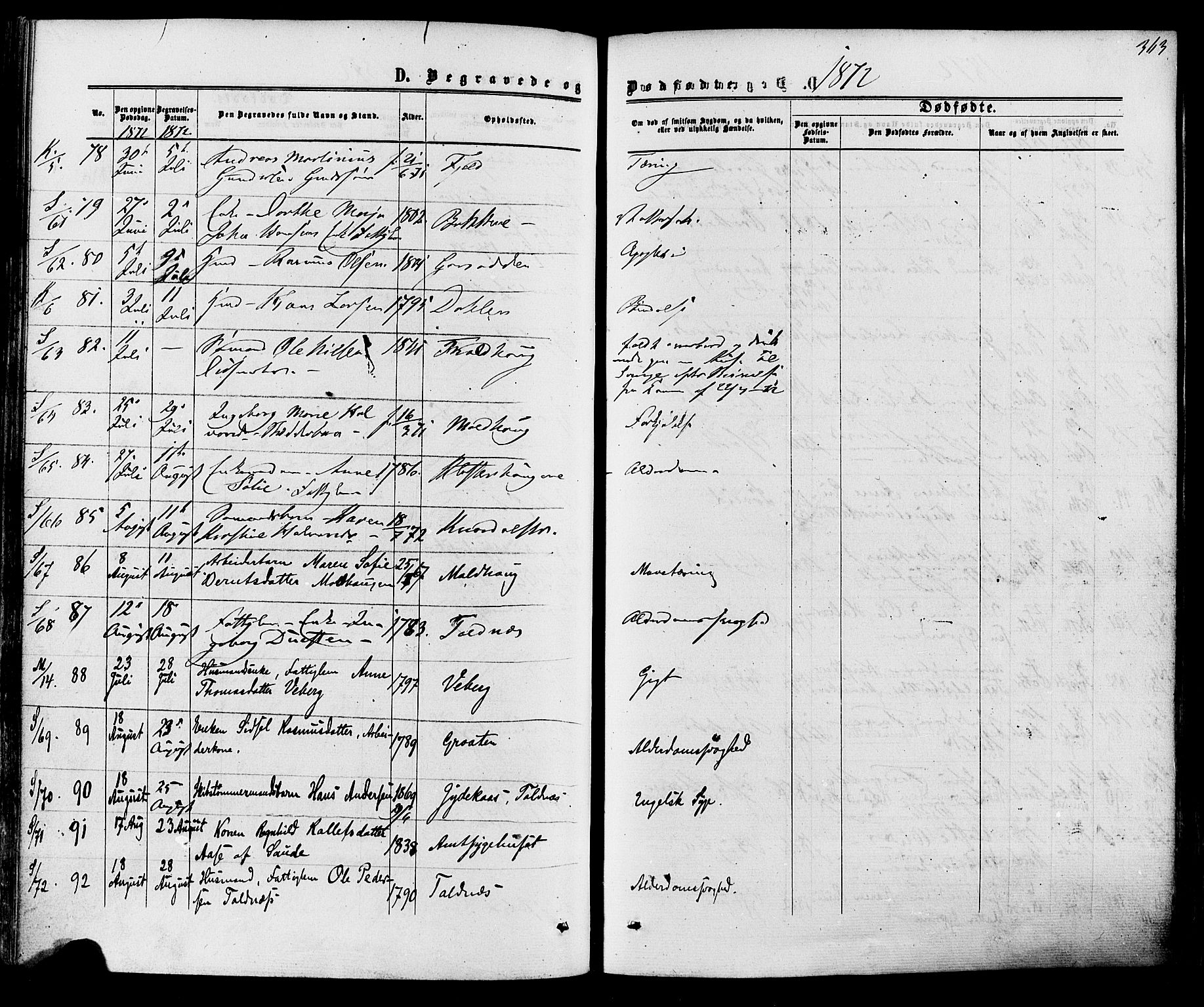 Solum kirkebøker, AV/SAKO-A-306/F/Fa/L0008: Parish register (official) no. I 8, 1865-1876, p. 363