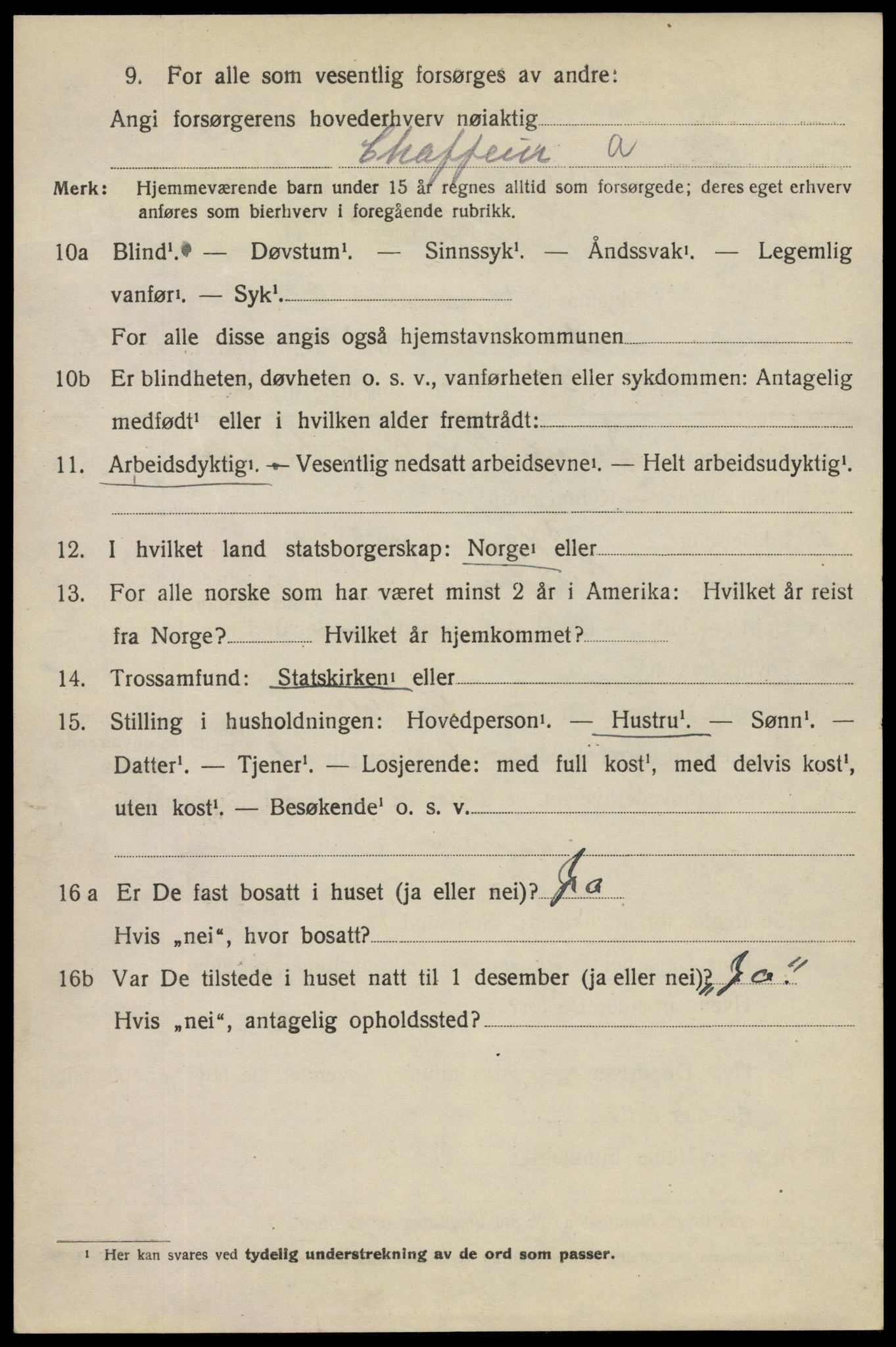 SAO, 1920 census for Fredrikstad, 1920, p. 37460