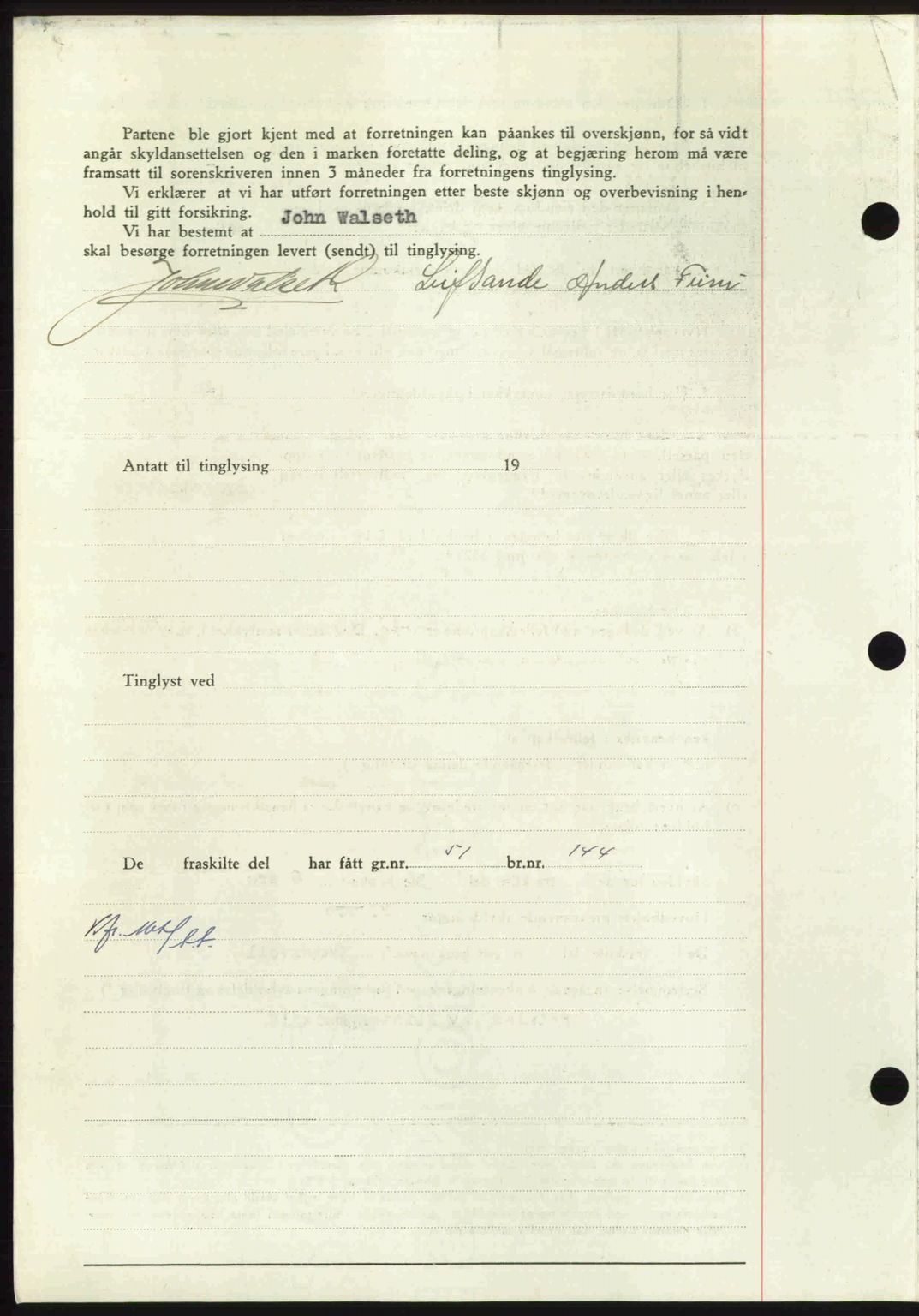 Nordmøre sorenskriveri, AV/SAT-A-4132/1/2/2Ca: Mortgage book no. A109, 1948-1948, Diary no: : 3155/1948