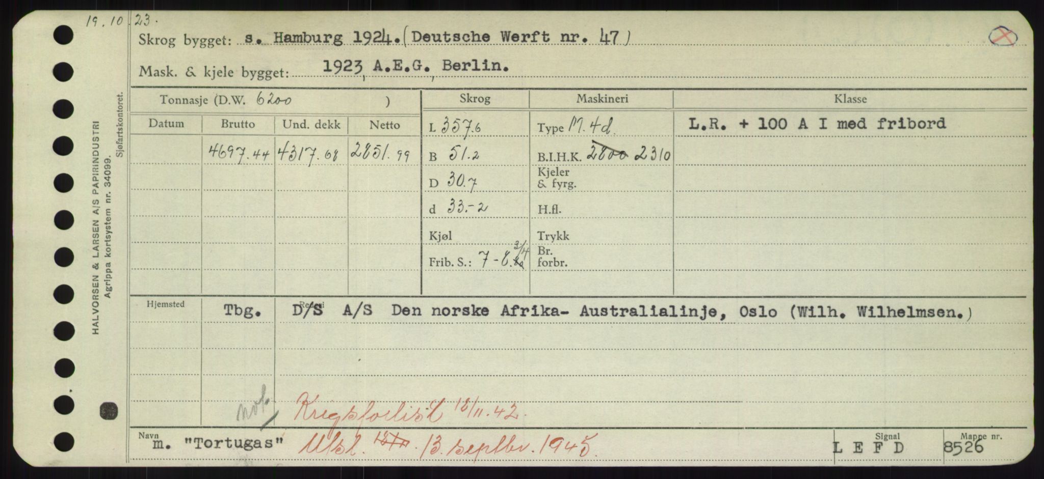 Sjøfartsdirektoratet med forløpere, Skipsmålingen, RA/S-1627/H/Hd/L0039: Fartøy, Ti-Tø, p. 389