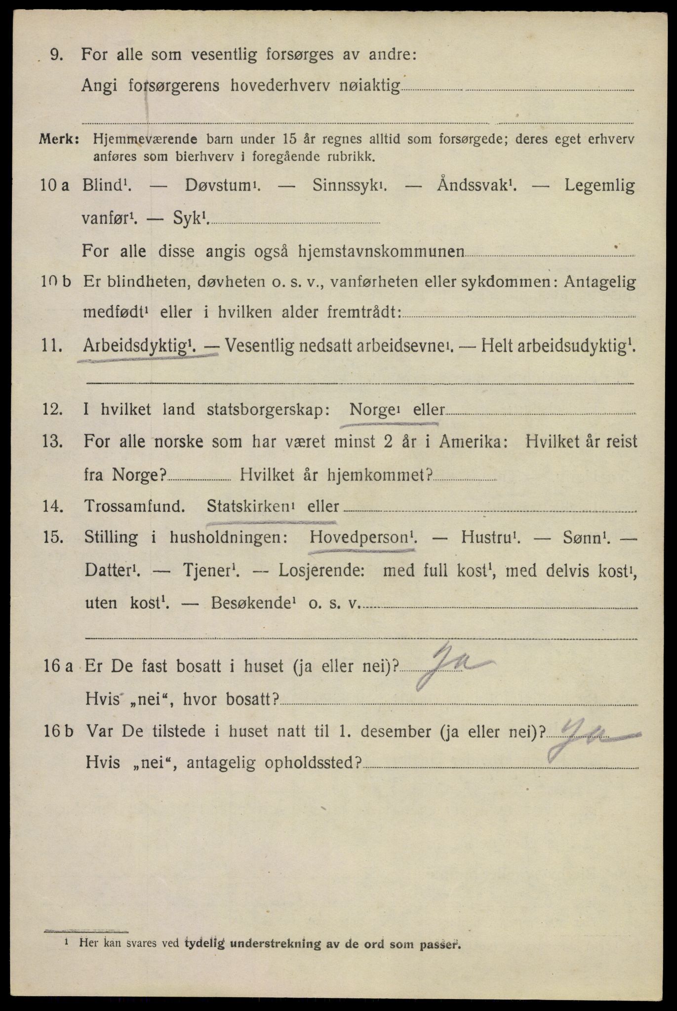 SAKO, 1920 census for Lardal, 1920, p. 5840