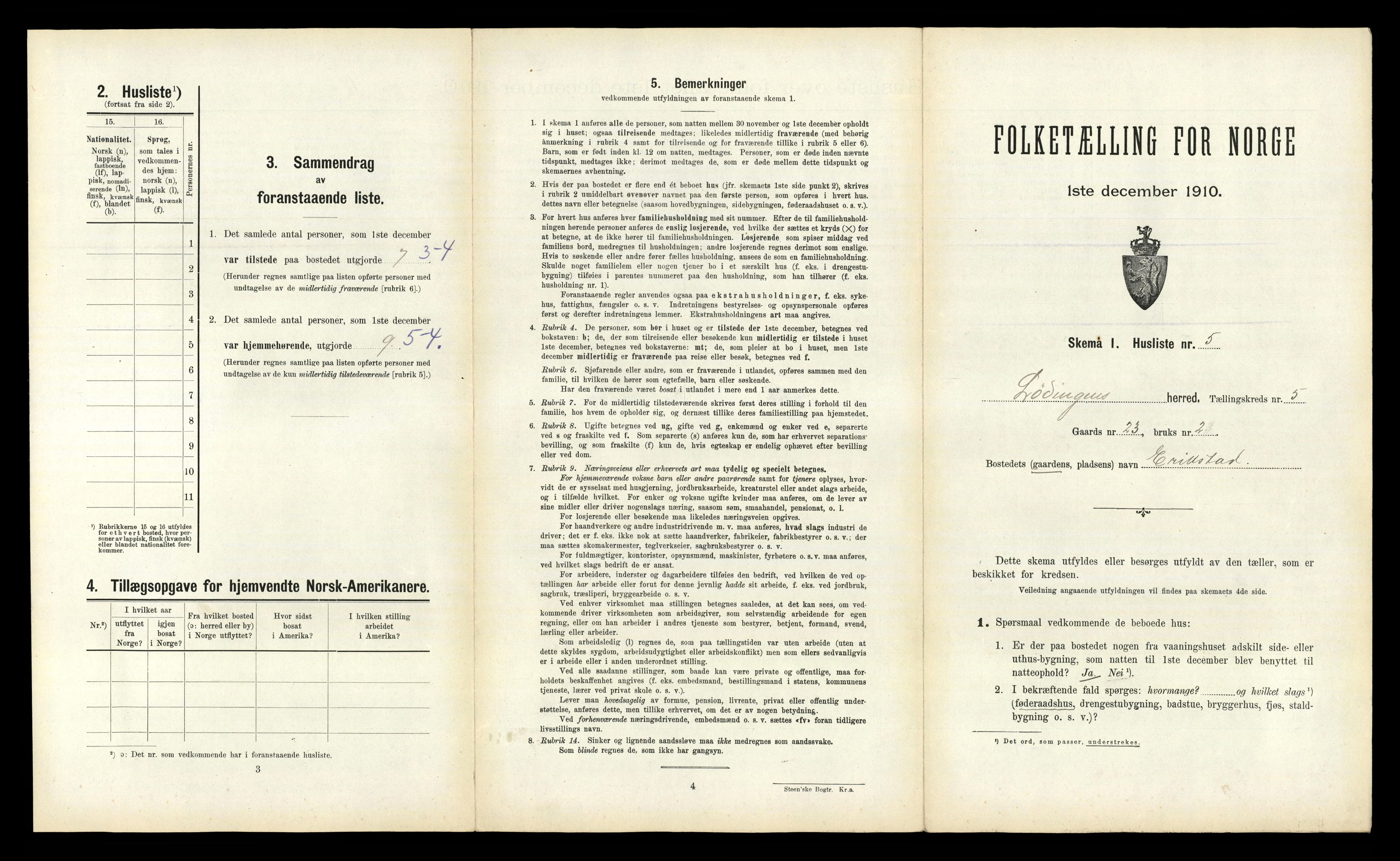 RA, 1910 census for Lødingen, 1910, p. 389