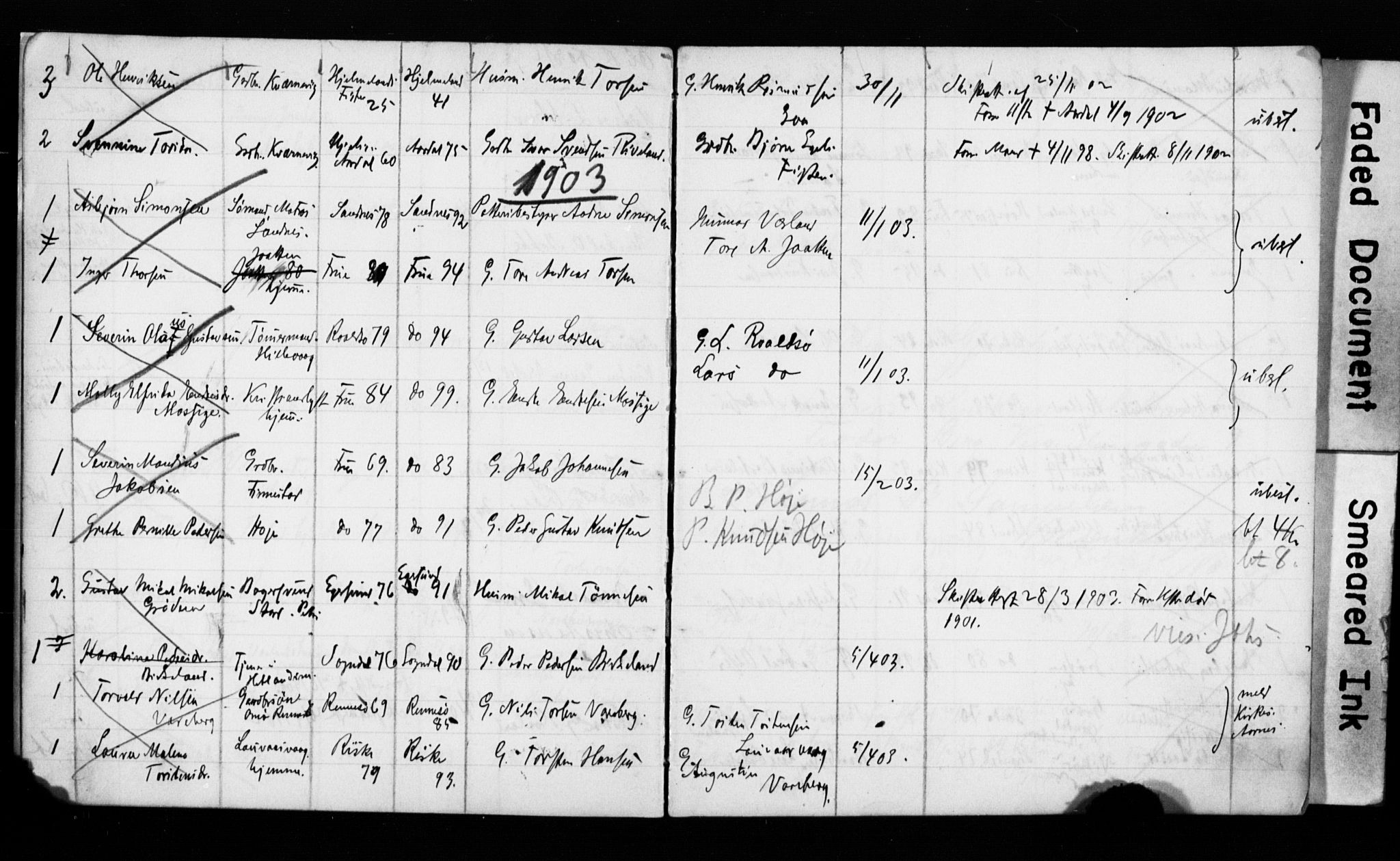 Hetland sokneprestkontor, AV/SAST-A-101826/70/705BA/L0003: Banns register no. 3, 1899-1906