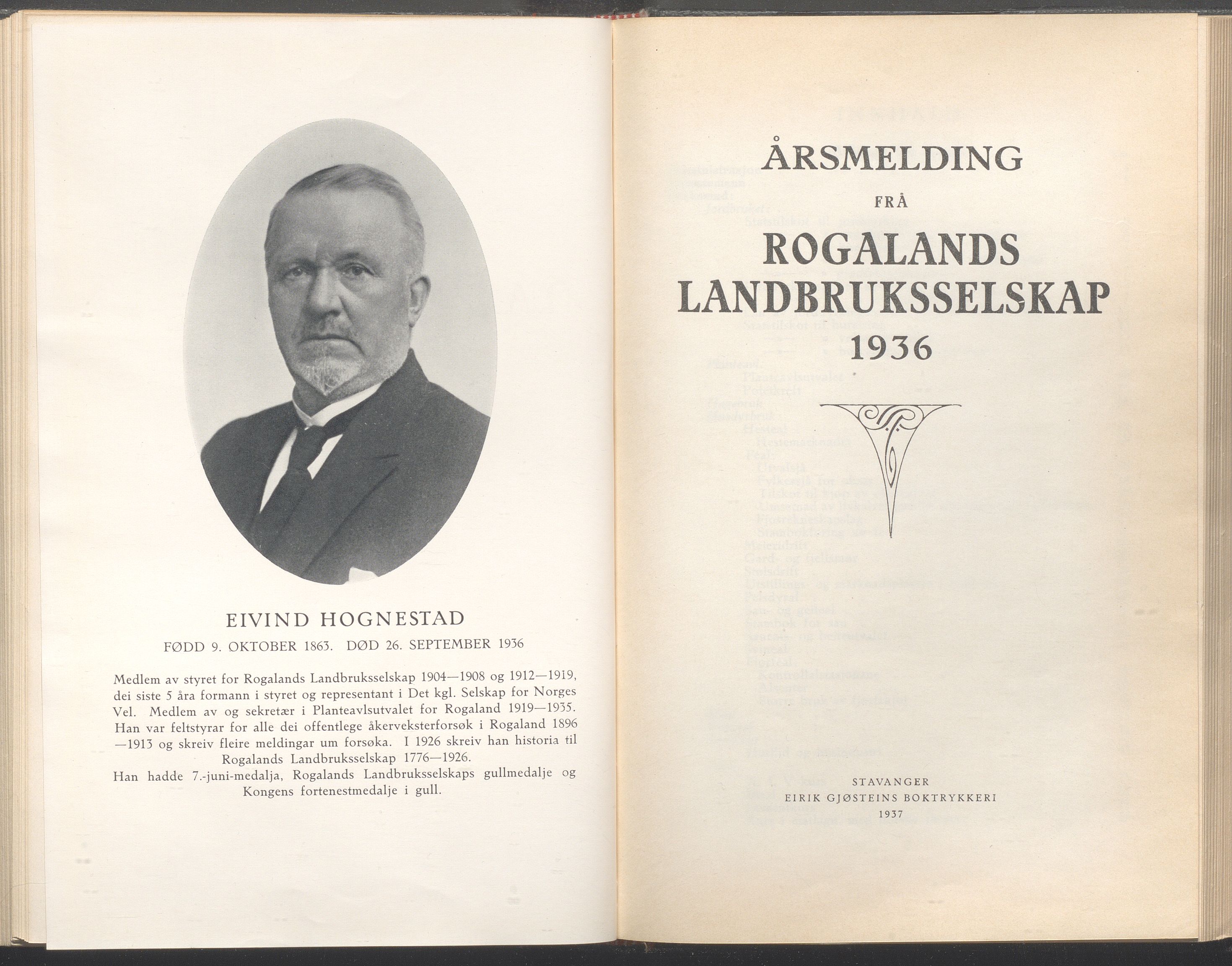 Rogaland fylkeskommune - Fylkesrådmannen , IKAR/A-900/A/Aa/Aaa/L0056: Møtebok , 1937