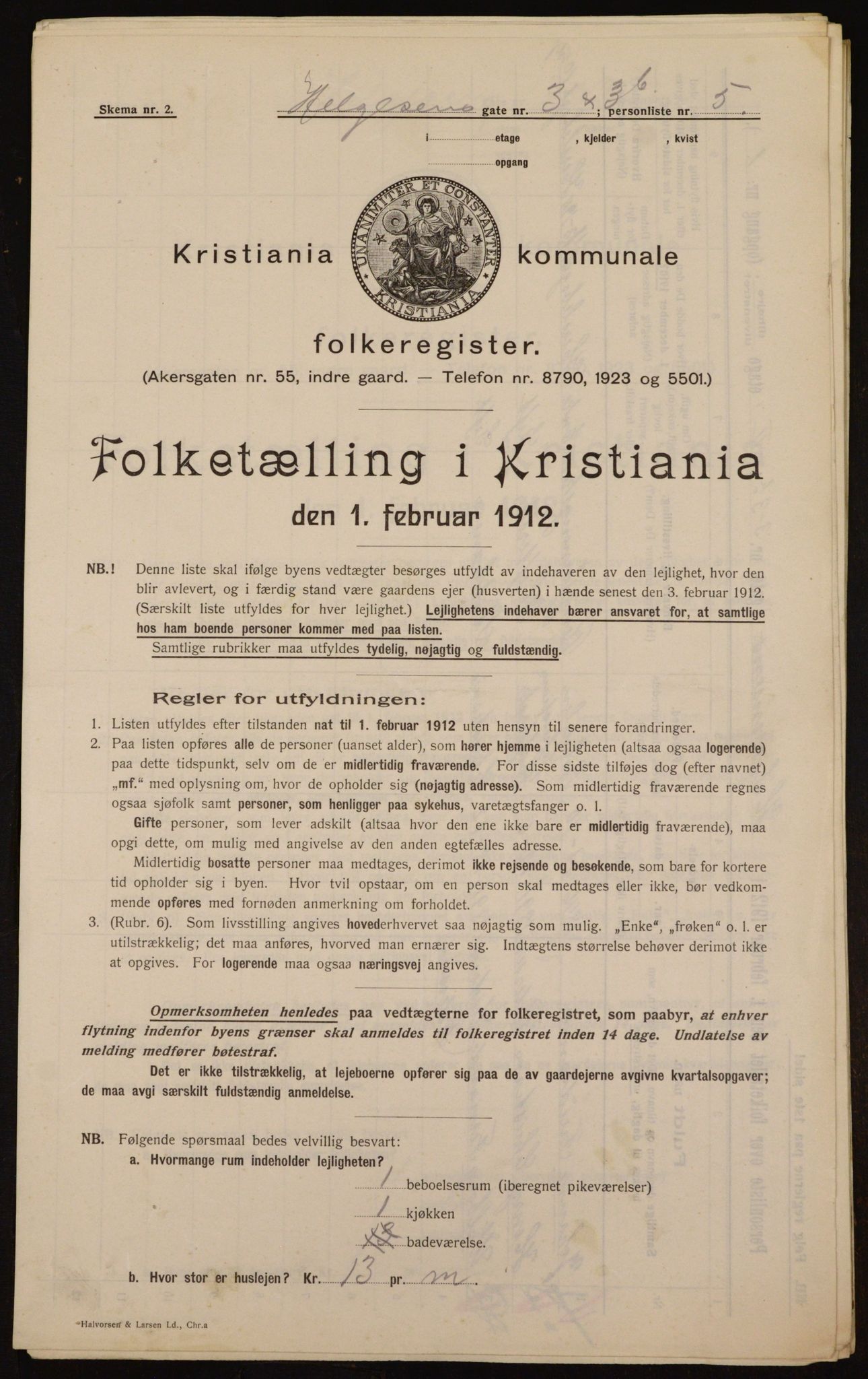 OBA, Municipal Census 1912 for Kristiania, 1912, p. 37827