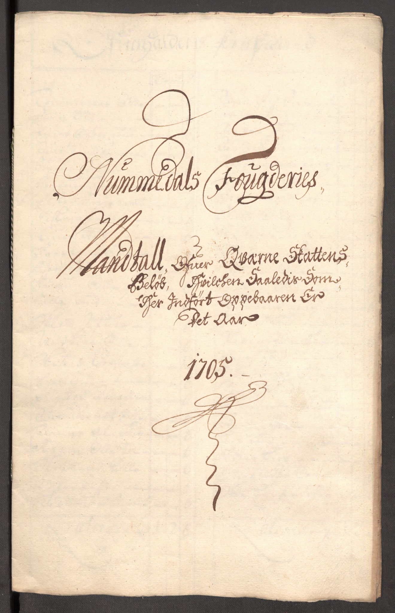 Rentekammeret inntil 1814, Reviderte regnskaper, Fogderegnskap, RA/EA-4092/R64/L4429: Fogderegnskap Namdal, 1705-1706, p. 91