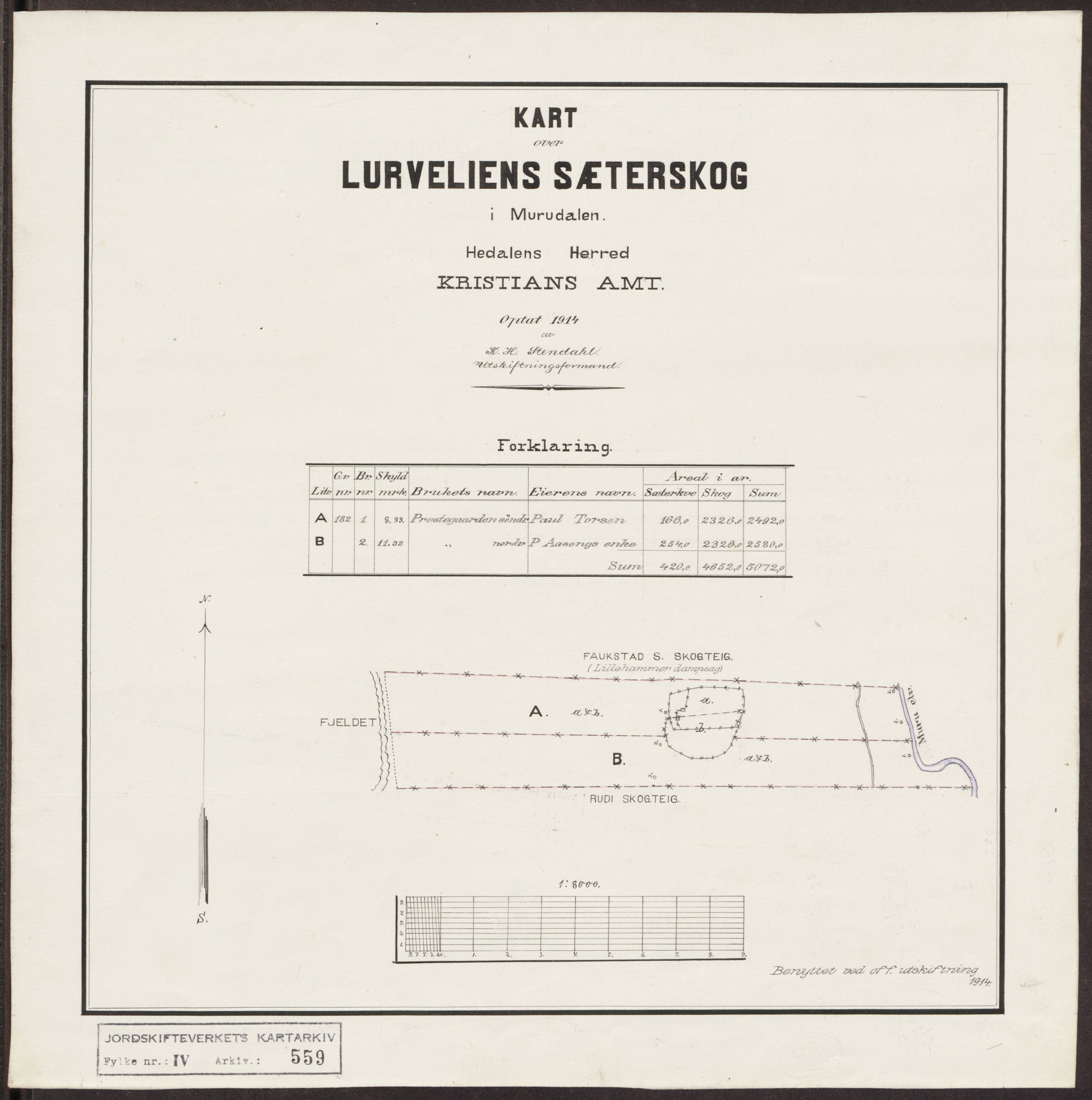 Jordskifteverkets kartarkiv, RA/S-3929/T, 1859-1988, p. 689