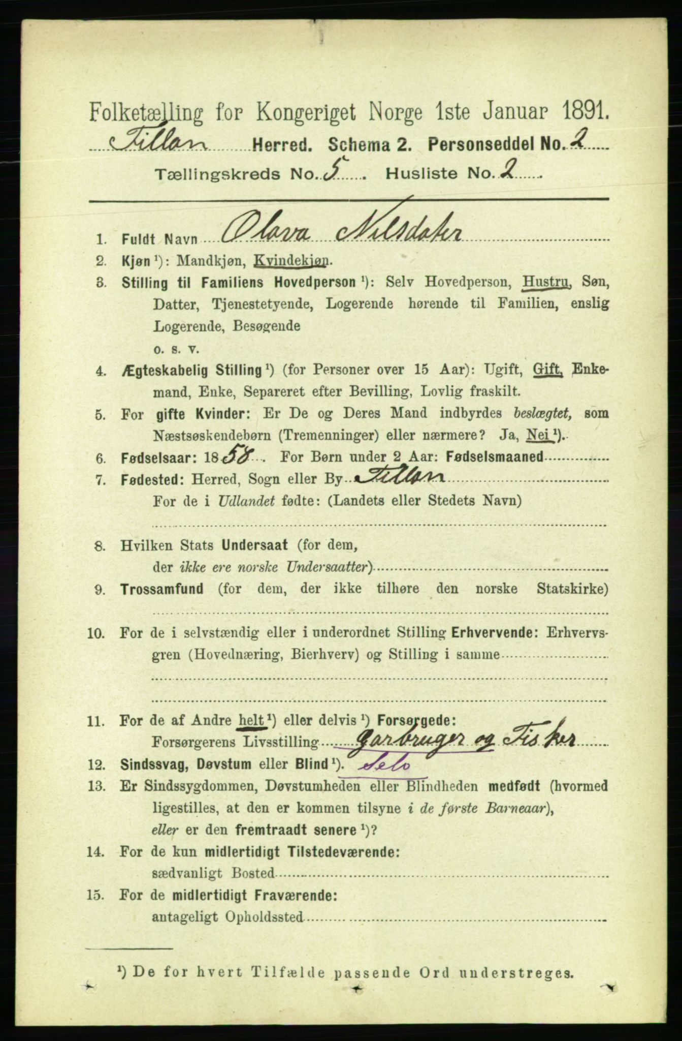 RA, 1891 census for 1616 Fillan, 1891, p. 994