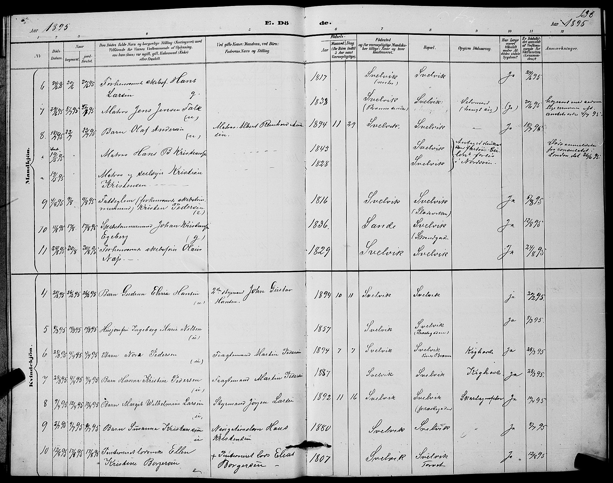 Strømm kirkebøker, SAKO/A-322/G/Gb/L0001: Parish register (copy) no. II 1, 1889-1896, p. 138