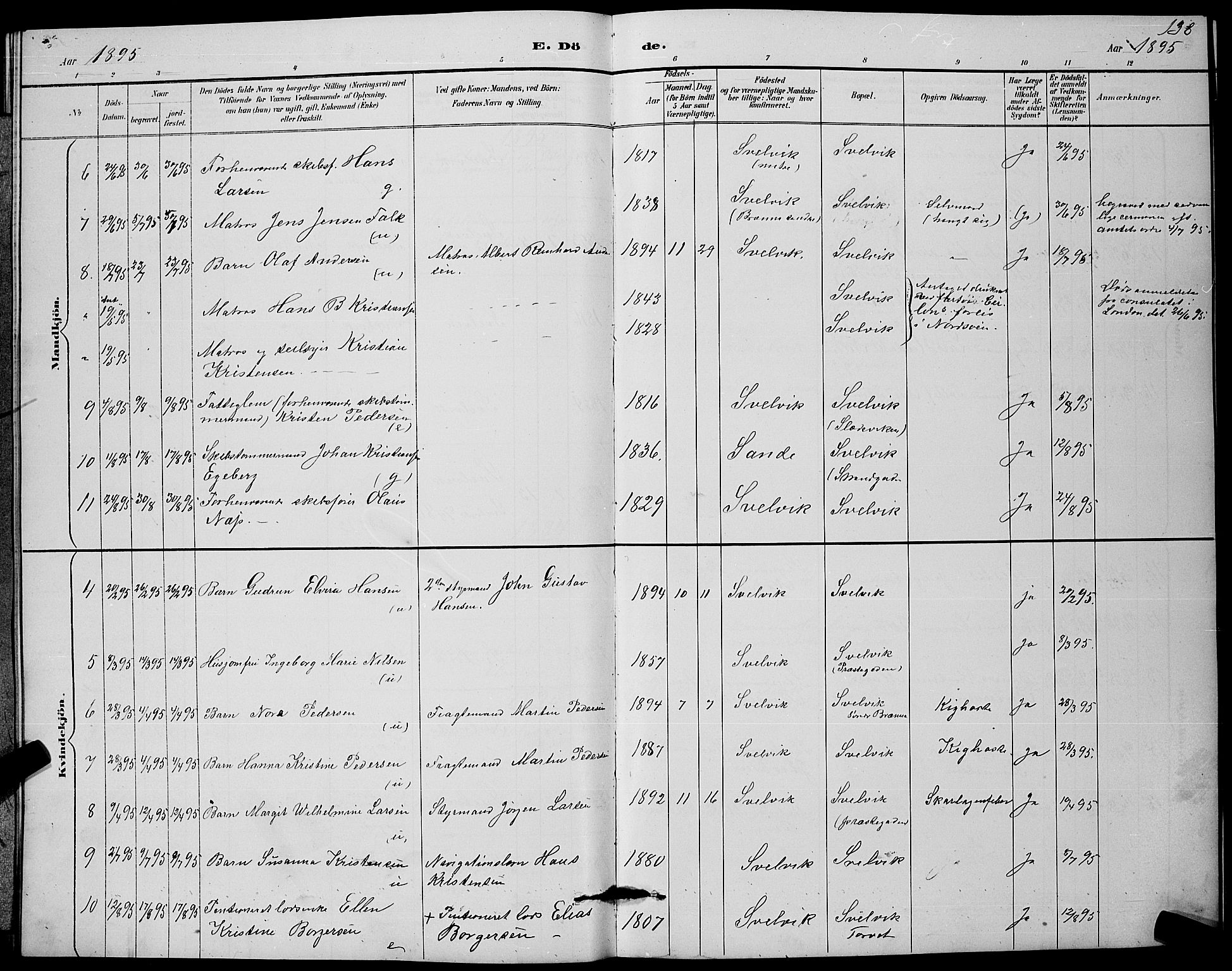 Strømm kirkebøker, AV/SAKO-A-322/G/Gb/L0001: Parish register (copy) no. II 1, 1889-1896, p. 138