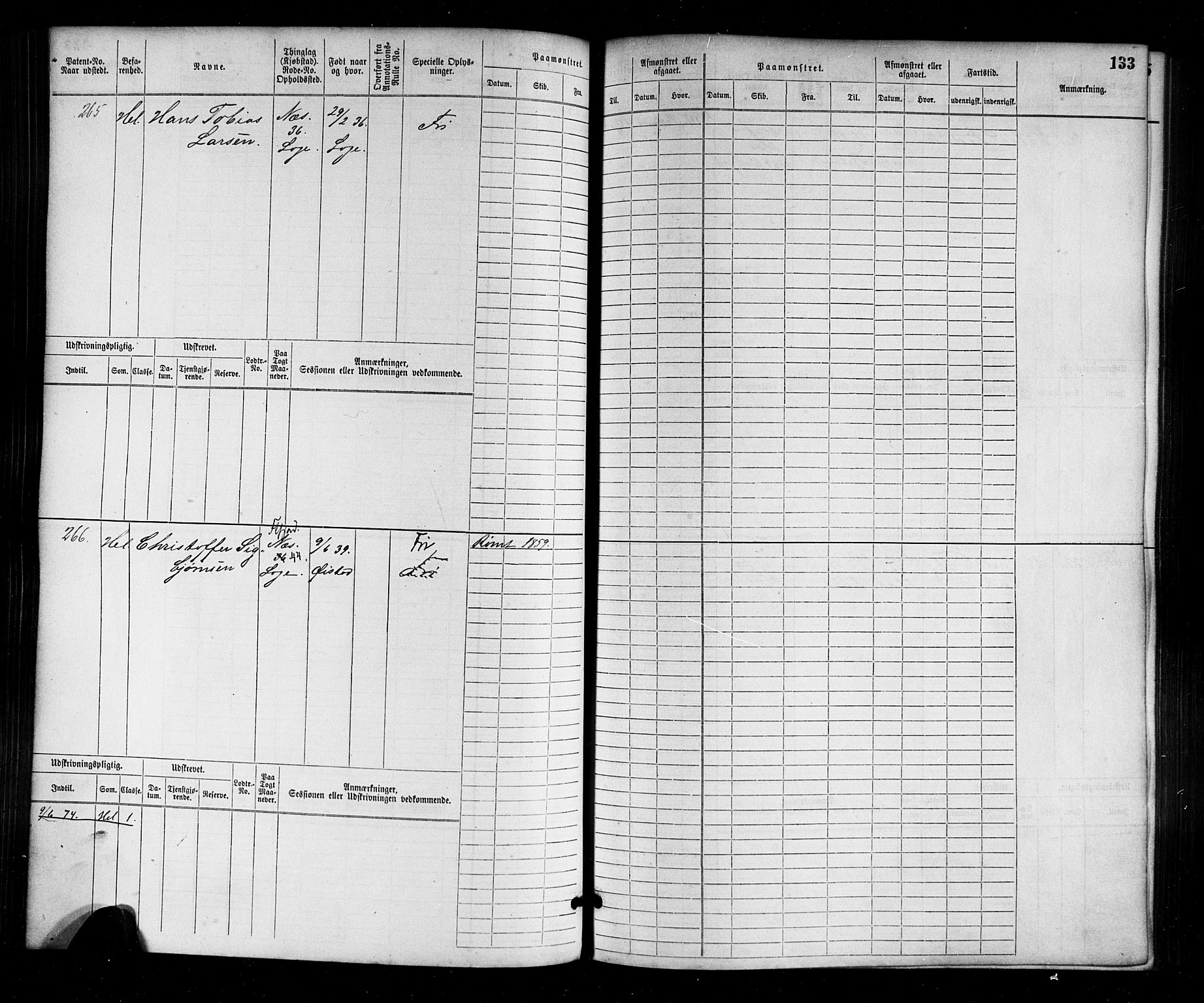 Flekkefjord mønstringskrets, AV/SAK-2031-0018/F/Fb/L0001: Hovedrulle nr 1-764, N-4, 1868-1900, p. 137