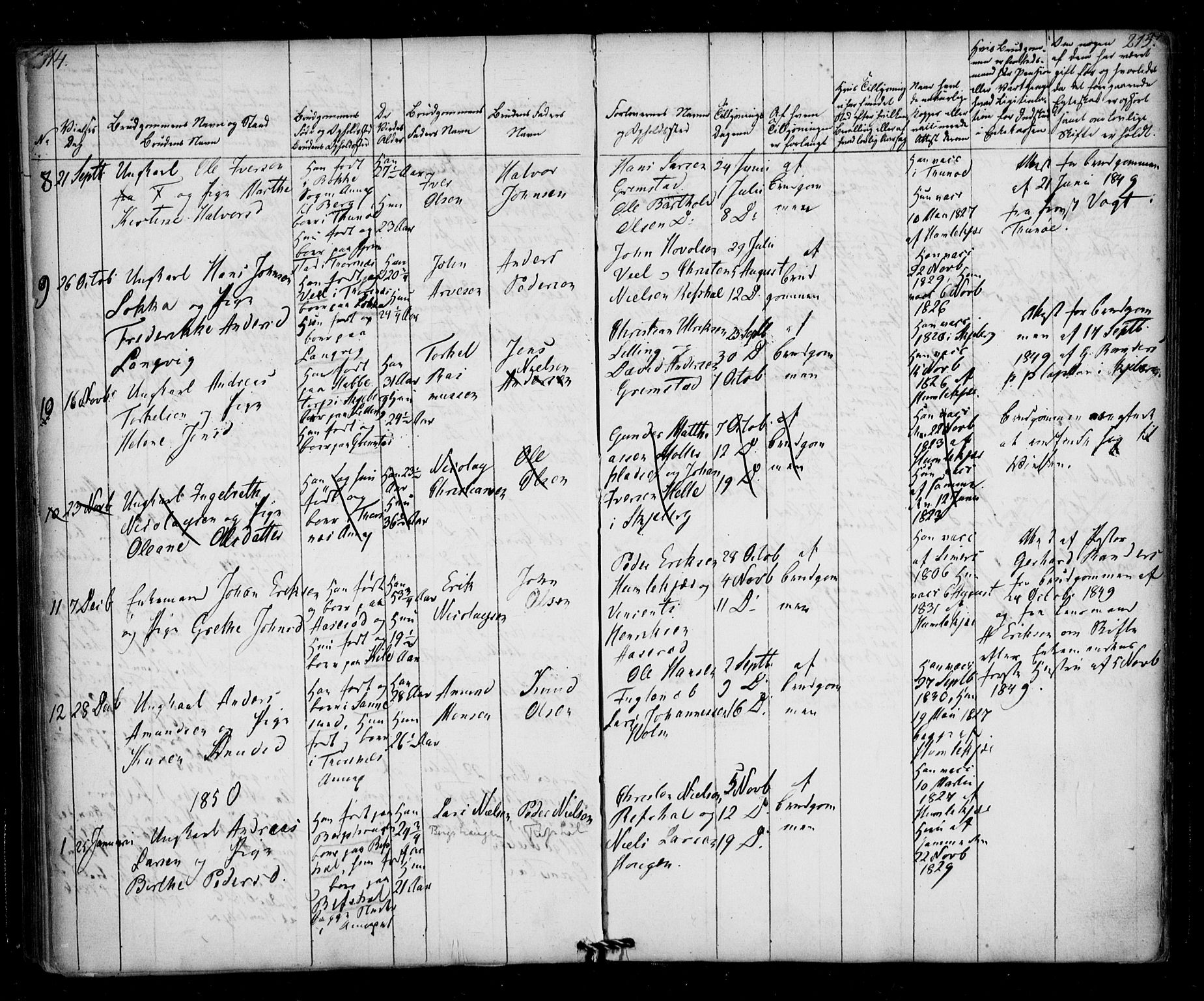 Borge prestekontor Kirkebøker, AV/SAO-A-10903/F/Fb/L0001: Parish register (official) no. II 1, 1836-1852, p. 214-215