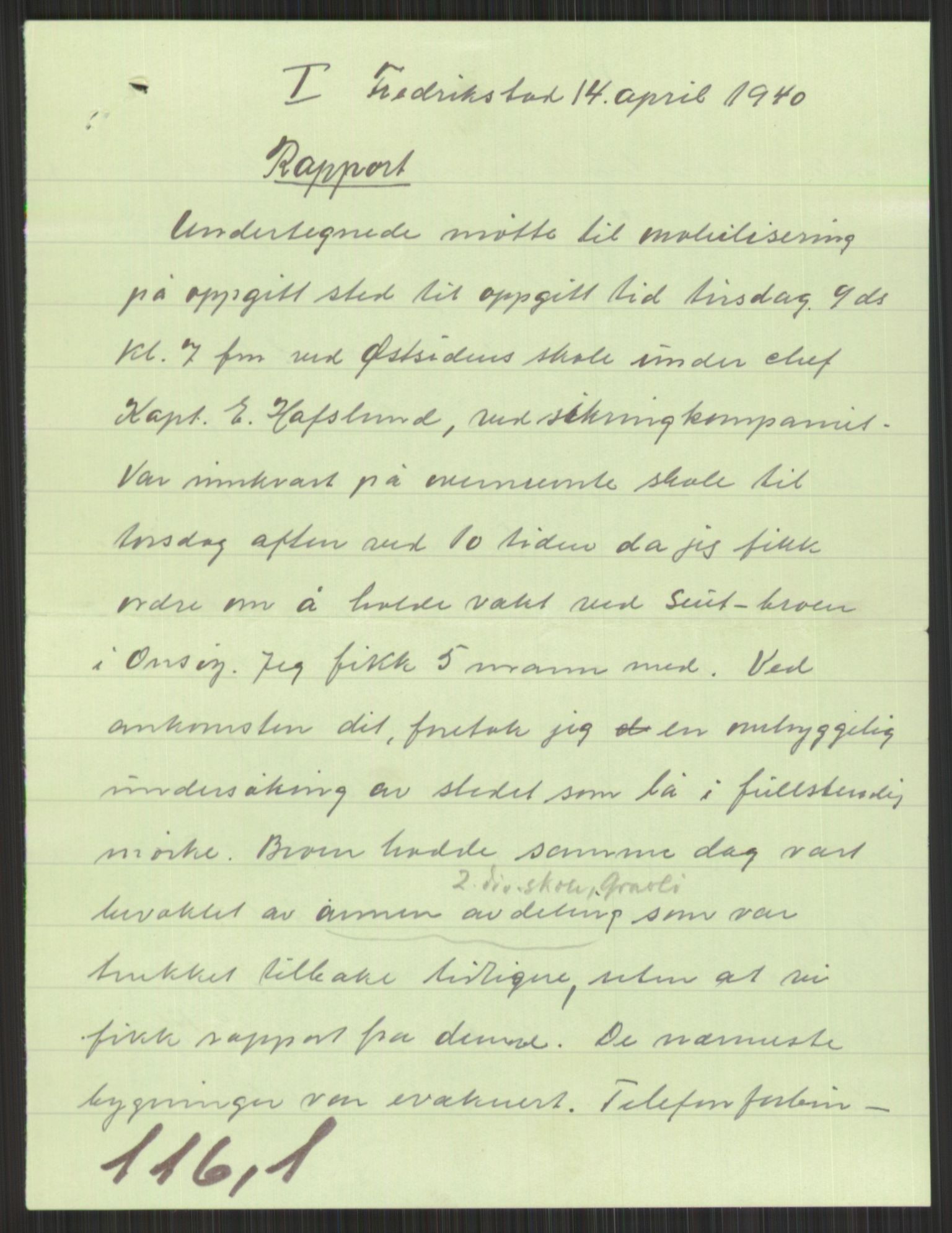Forsvaret, Forsvarets krigshistoriske avdeling, AV/RA-RAFA-2017/Y/Yb/L0052: II-C-11-112-120  -  1. Divisjon, 1940, p. 907