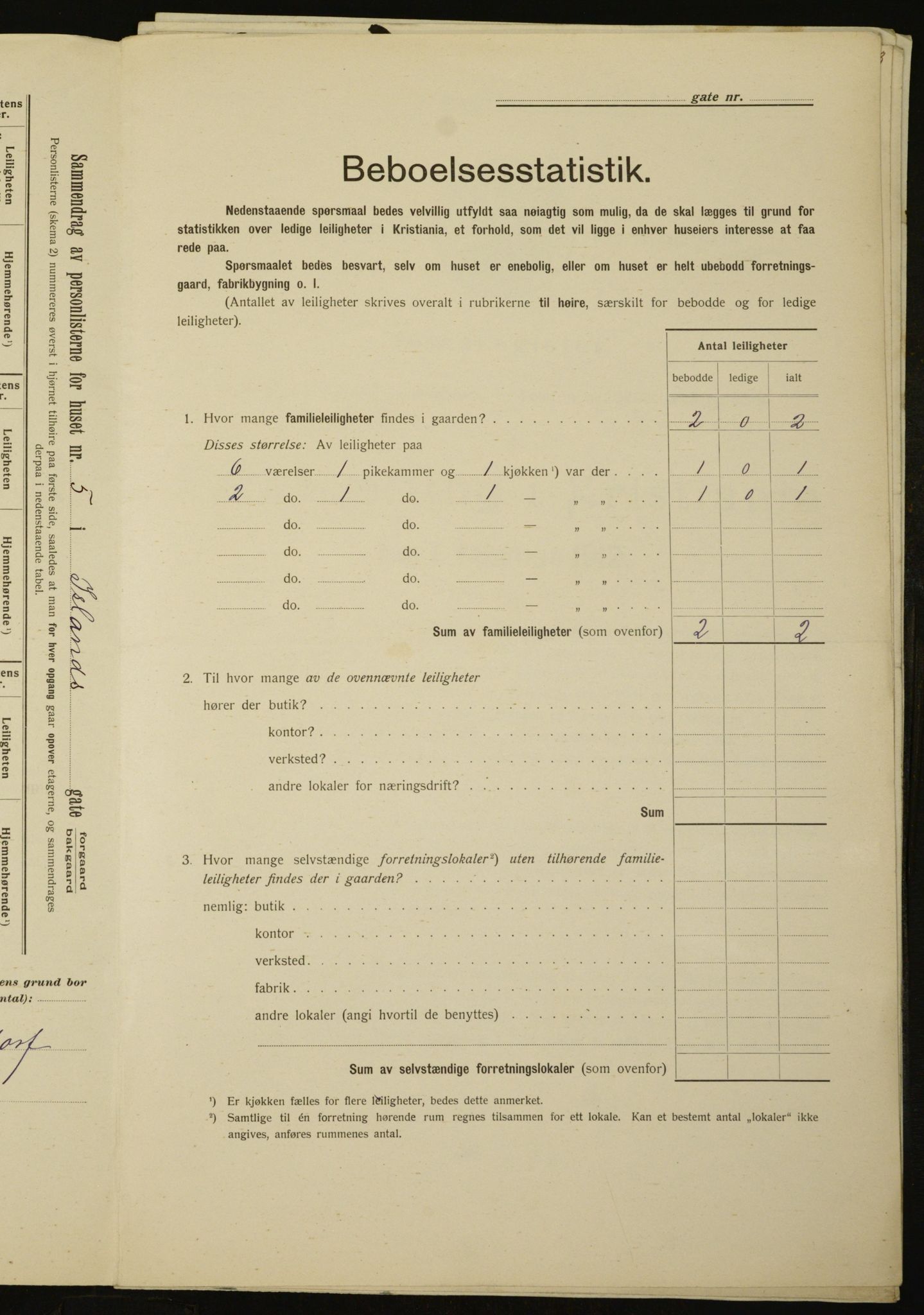 OBA, Municipal Census 1912 for Kristiania, 1912, p. 44872