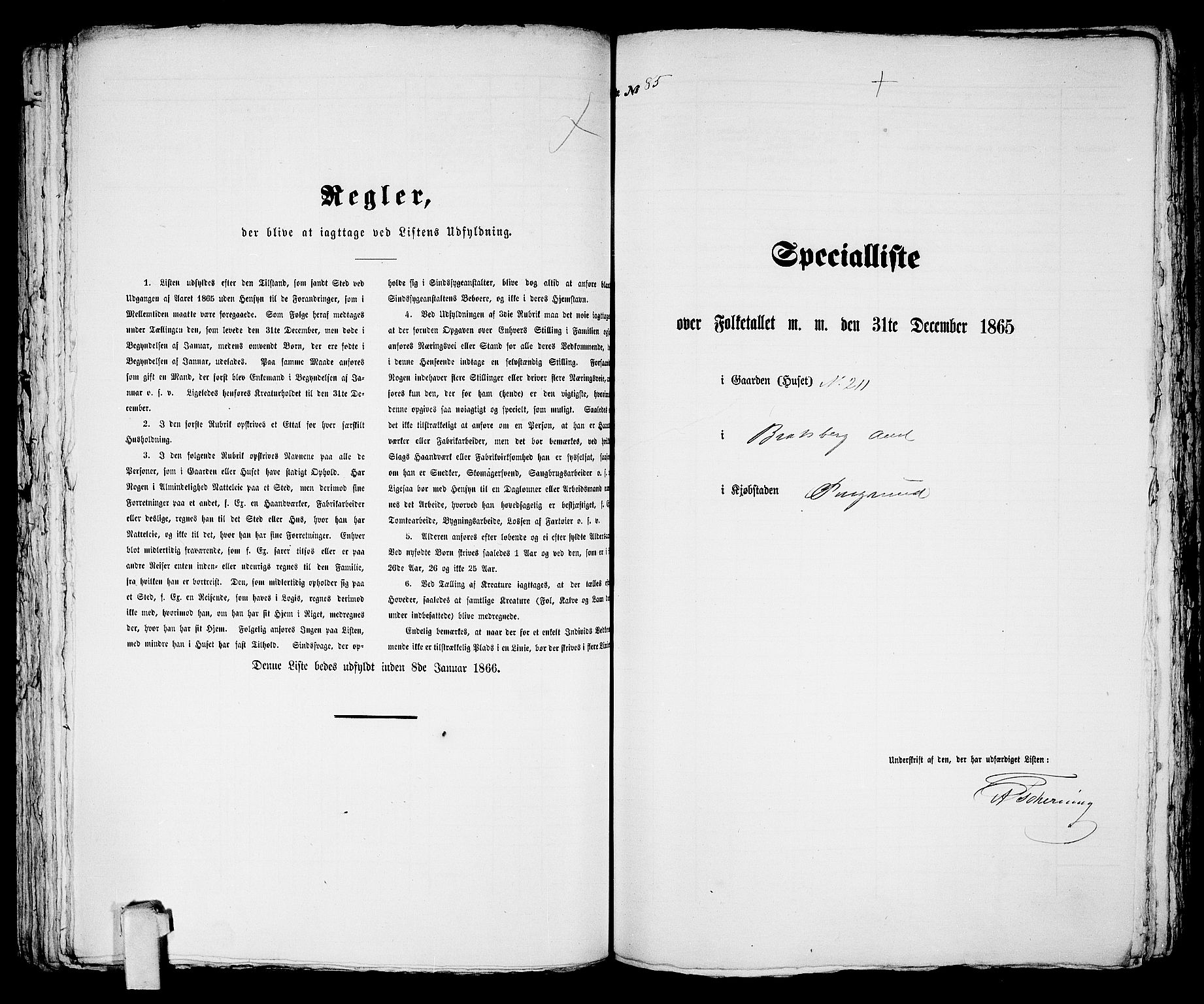 RA, 1865 census for Porsgrunn, 1865, p. 178