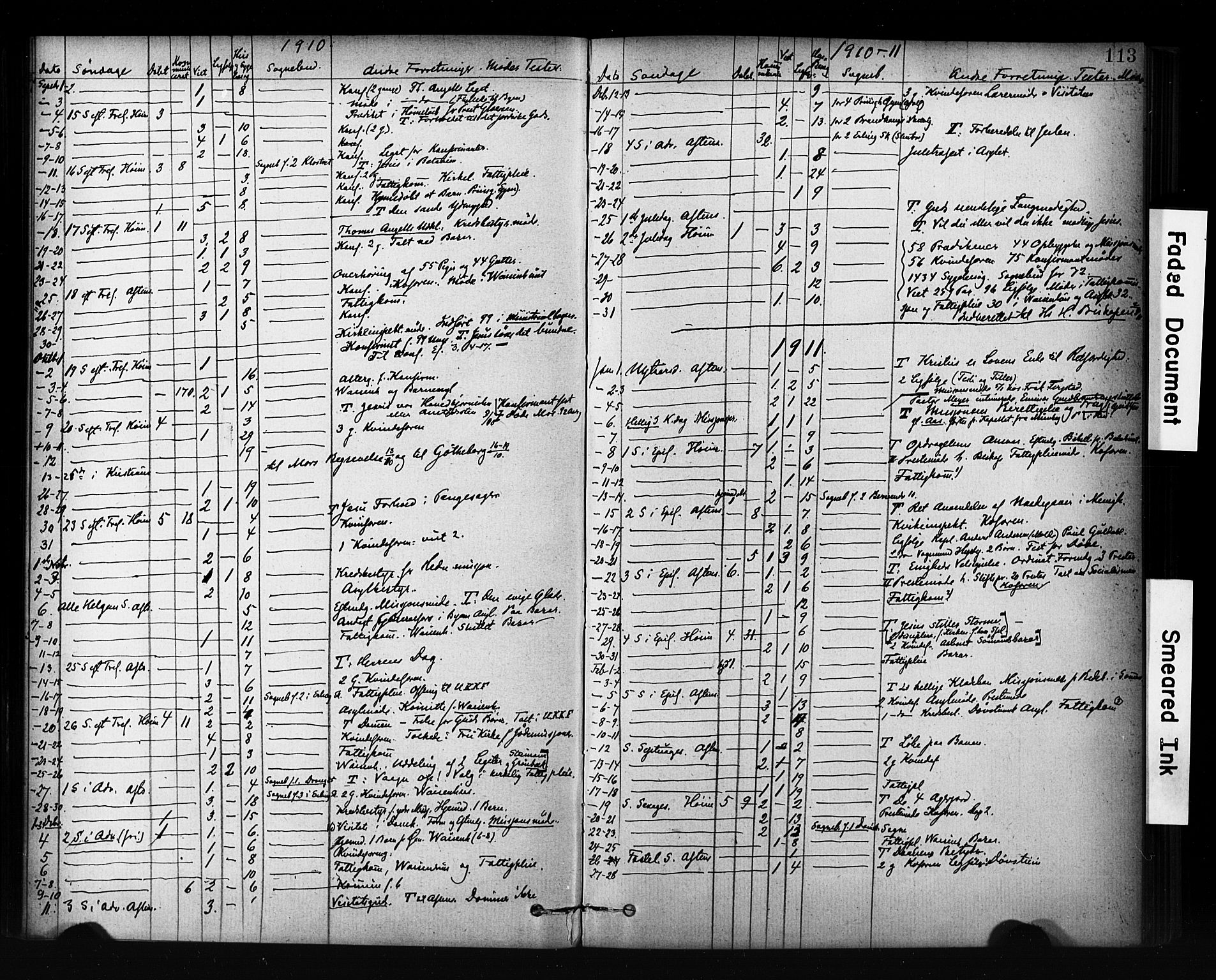 Ministerialprotokoller, klokkerbøker og fødselsregistre - Sør-Trøndelag, SAT/A-1456/601/L0071: Curate's parish register no. 601B04, 1882-1931, p. 113