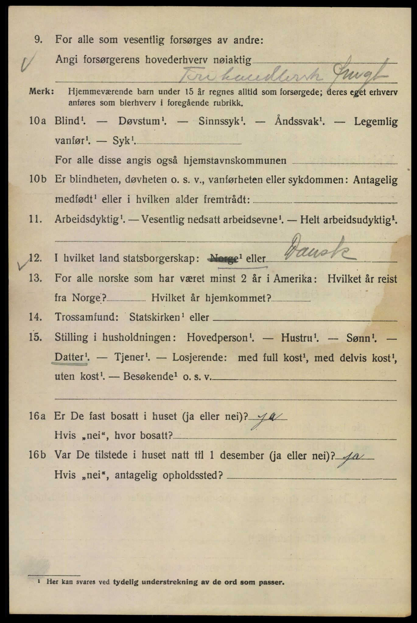 SAO, 1920 census for Kristiania, 1920, p. 657914