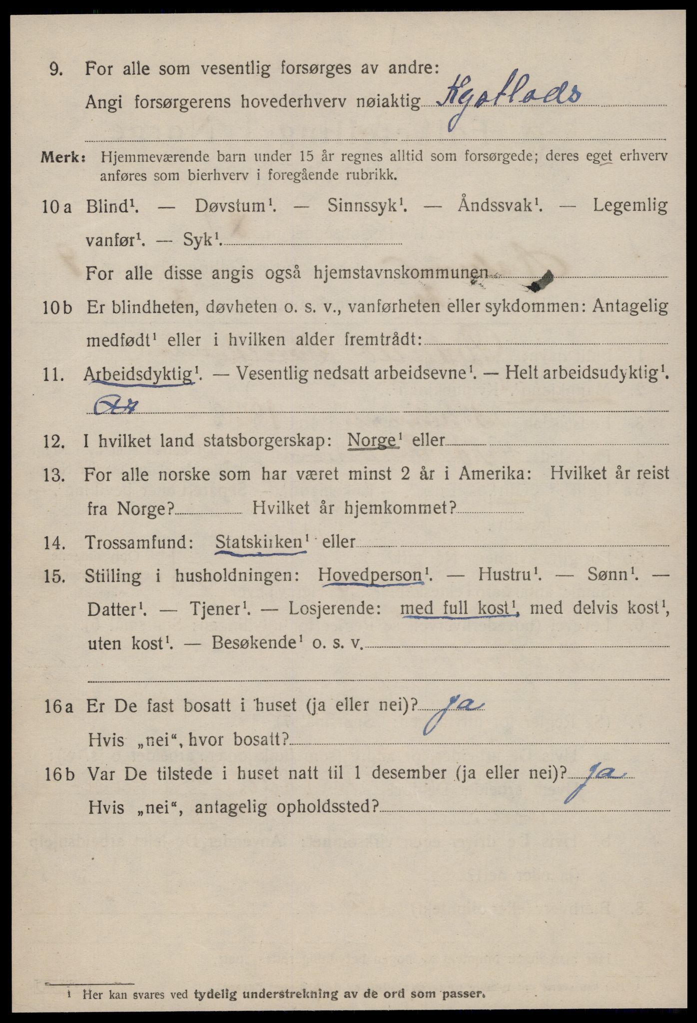 SAT, 1920 census for Ålesund, 1920, p. 23281