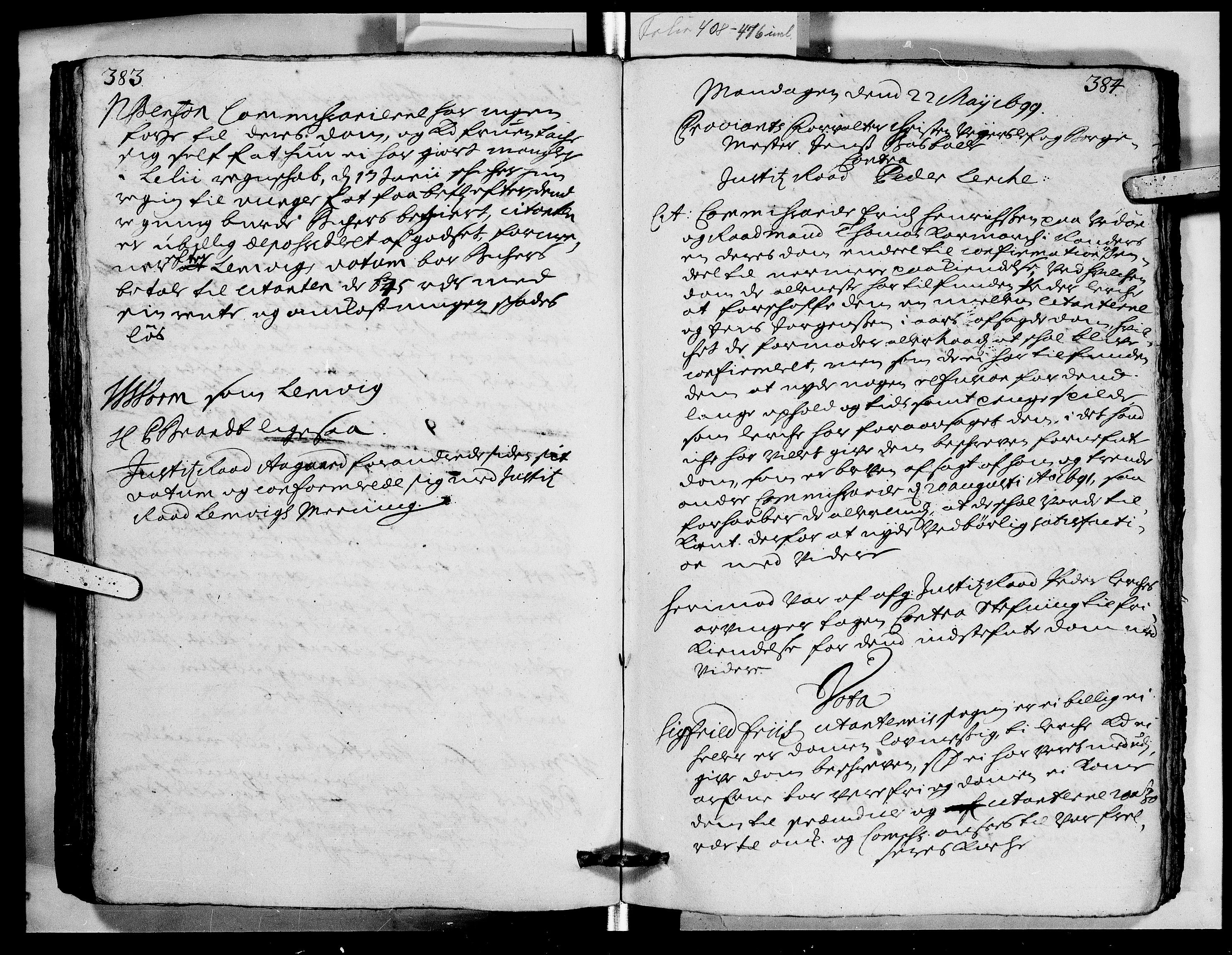 Højesteret, DRA/A-0009, 1699, p. 383-384
