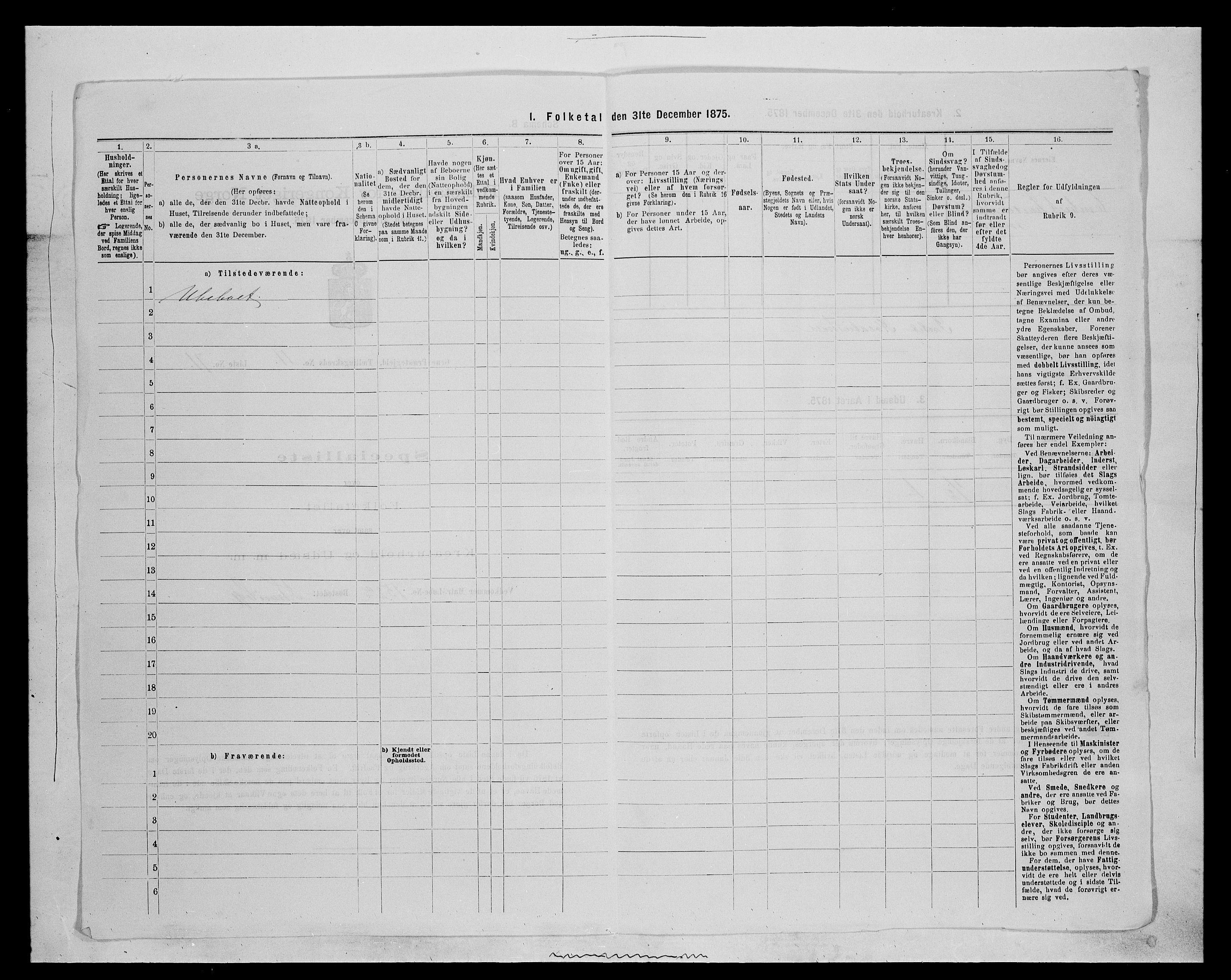 SAH, 1875 census for 0423P Grue, 1875, p. 2079