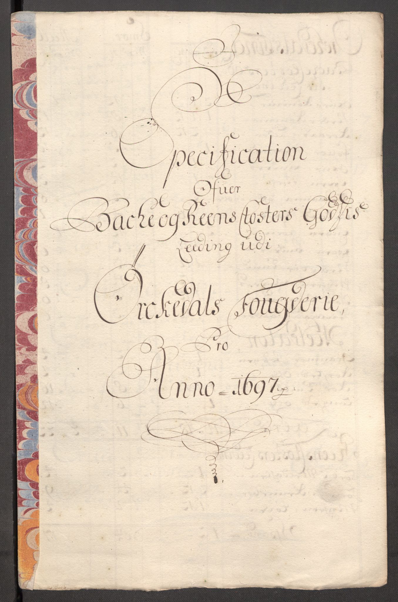 Rentekammeret inntil 1814, Reviderte regnskaper, Fogderegnskap, RA/EA-4092/R60/L3947: Fogderegnskap Orkdal og Gauldal, 1697, p. 211