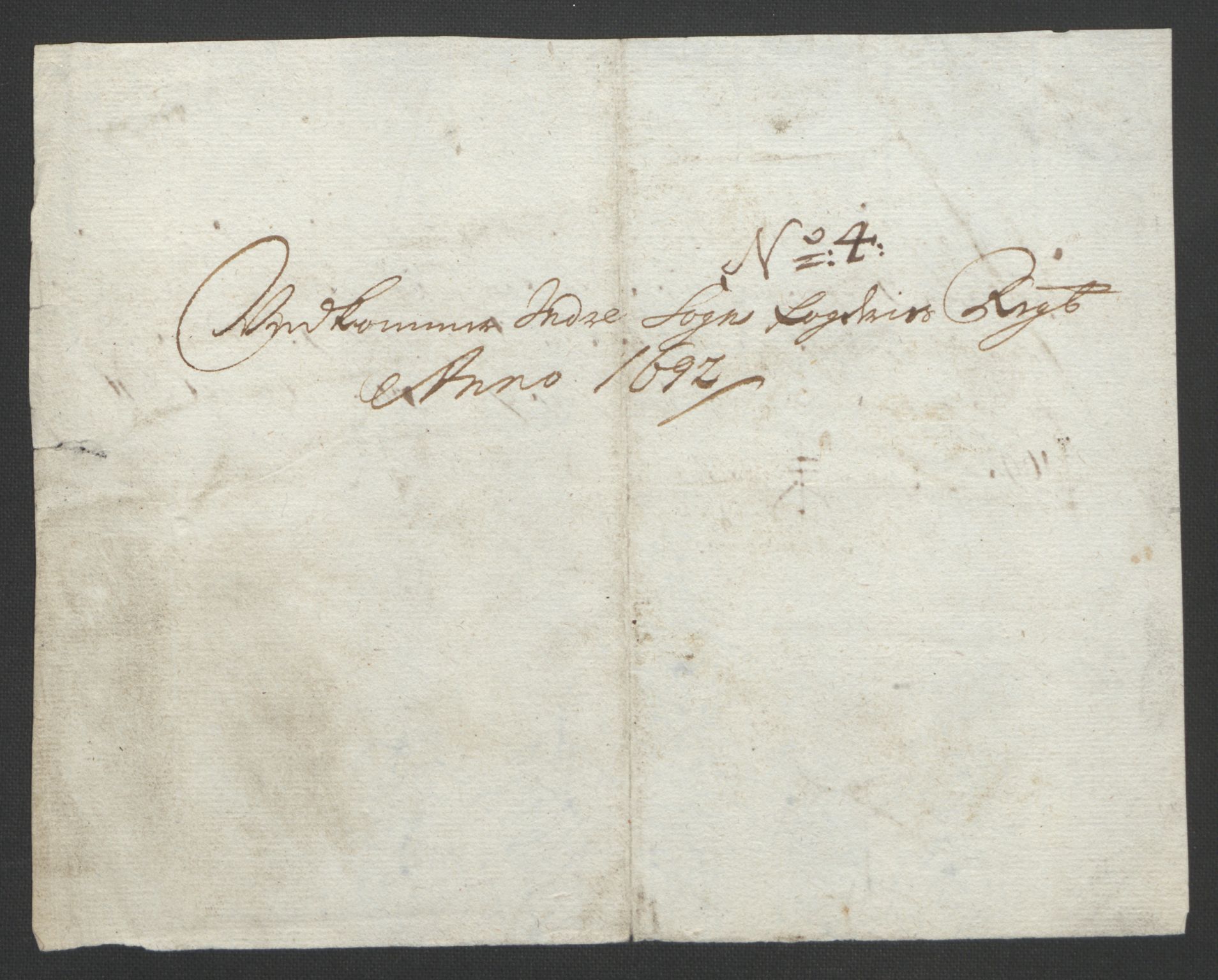 Rentekammeret inntil 1814, Reviderte regnskaper, Fogderegnskap, AV/RA-EA-4092/R52/L3306: Fogderegnskap Sogn, 1691-1692, p. 249