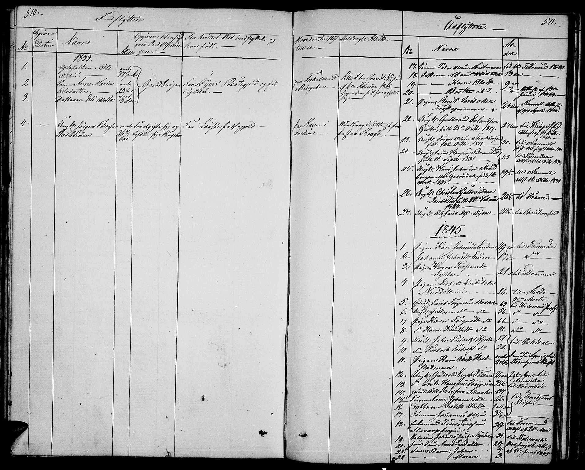 Ringebu prestekontor, SAH/PREST-082/H/Ha/Hab/L0002: Parish register (copy) no. 2, 1839-1853, p. 510-511