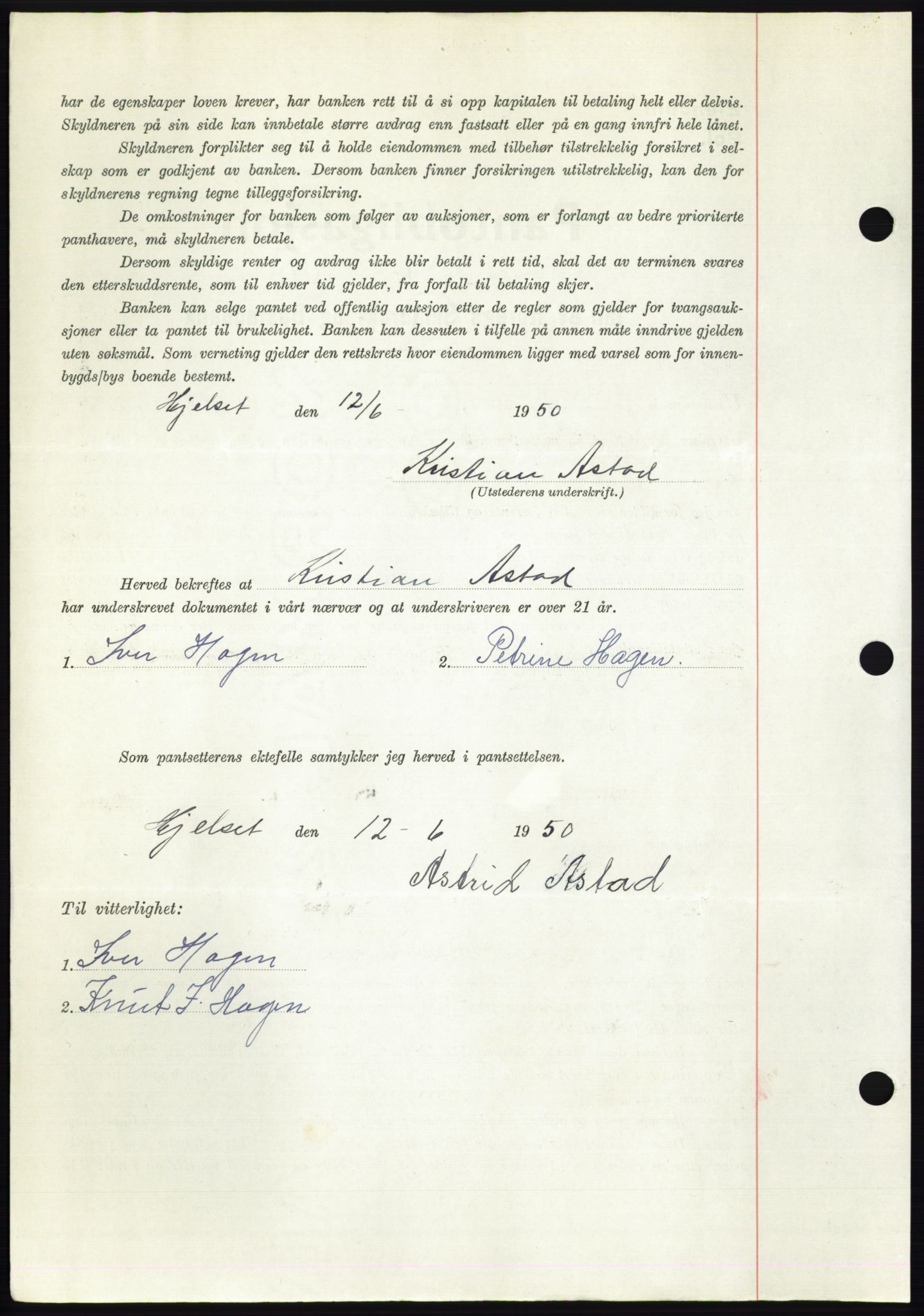 Romsdal sorenskriveri, AV/SAT-A-4149/1/2/2C: Mortgage book no. B5, 1949-1950, Diary no: : 1952/1950